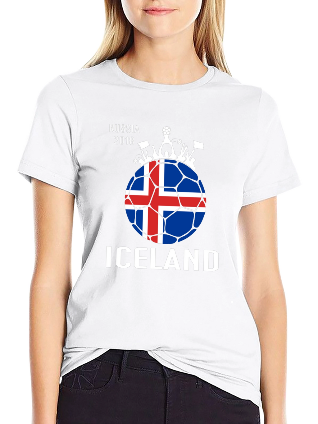 Iceland Russia 2018 Soccer T-Shirt