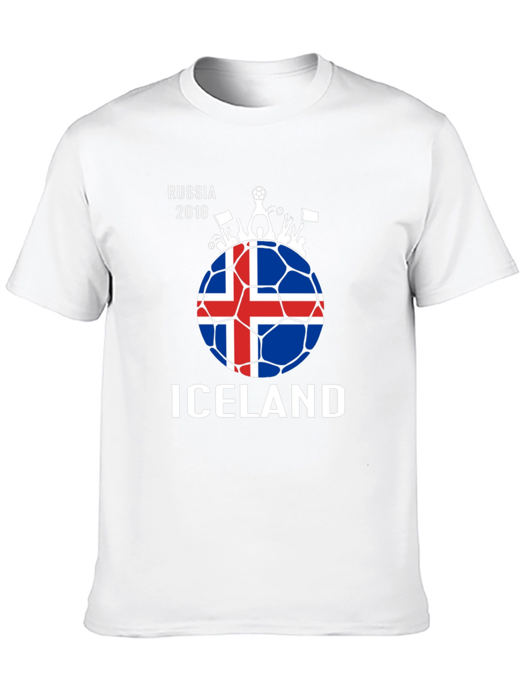 Iceland Russia 2018 Soccer T-Shirt