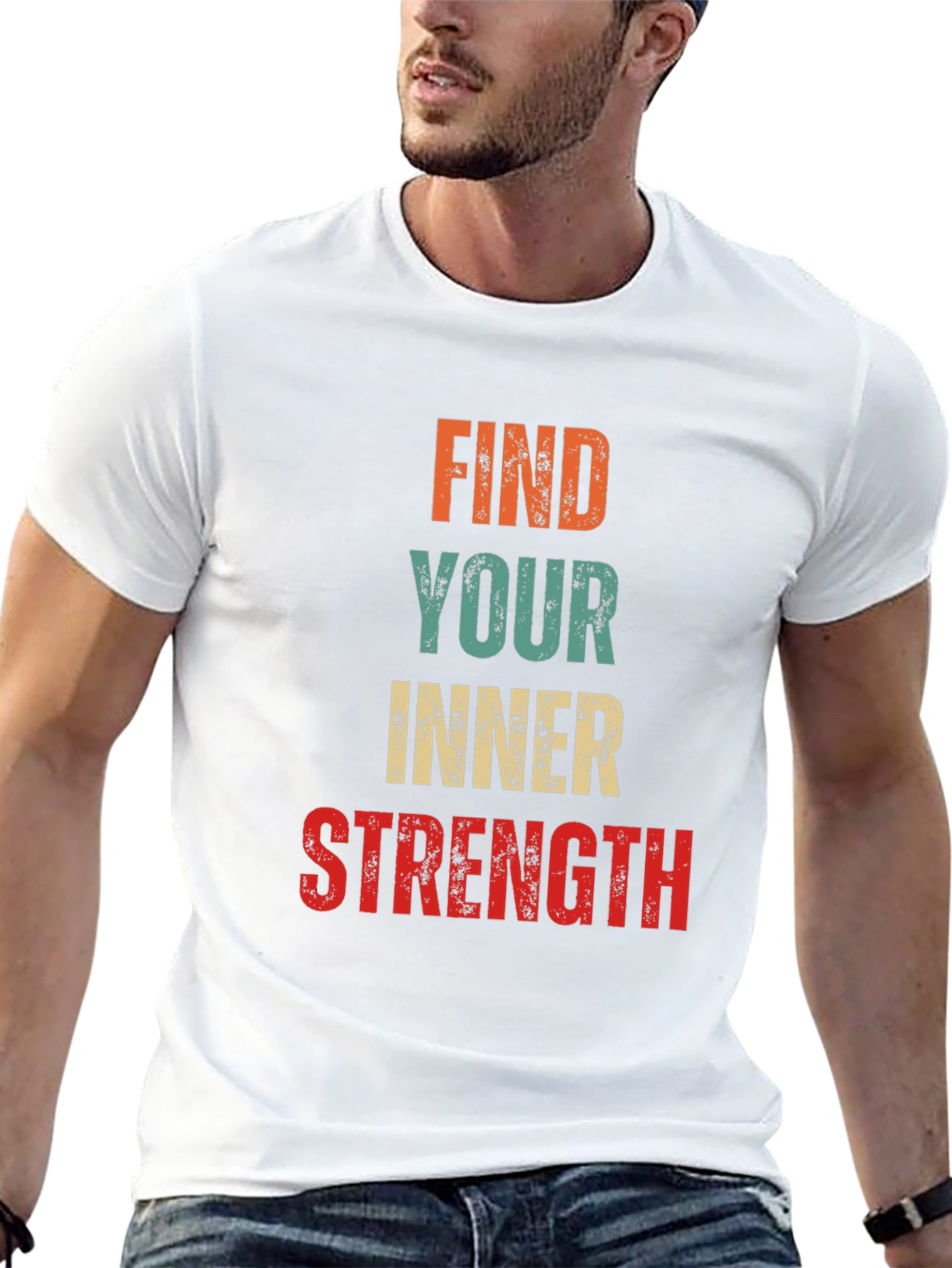 Find Your Inner Strength Retro Graphic T-Shirt