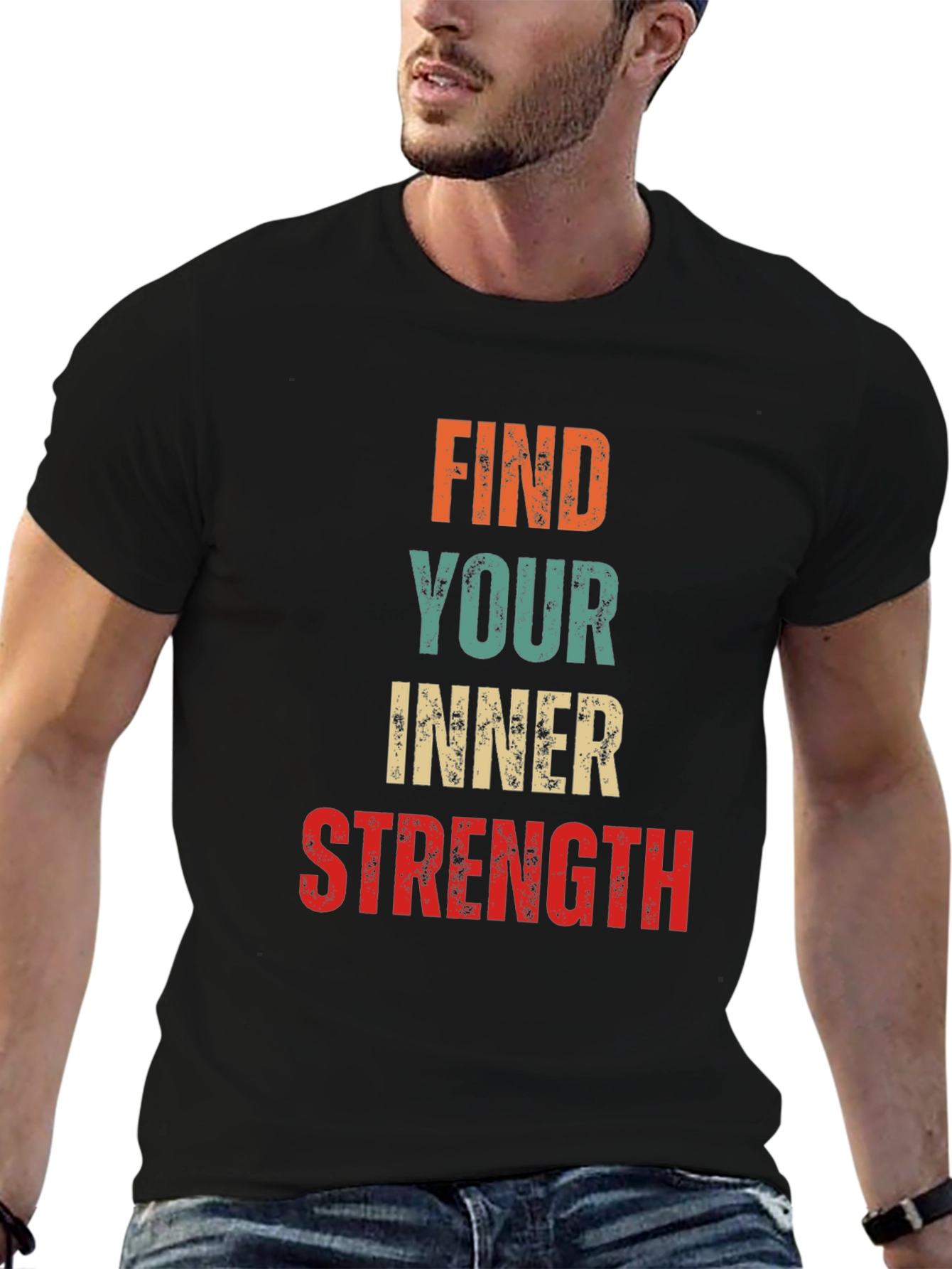 Find Your Inner Strength Retro Graphic T-Shirt