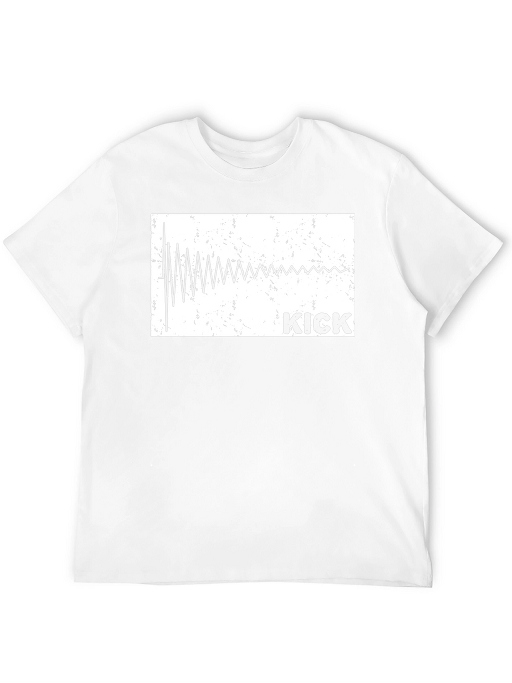 Kick Drum Sound Wave Graphic T-Shirt