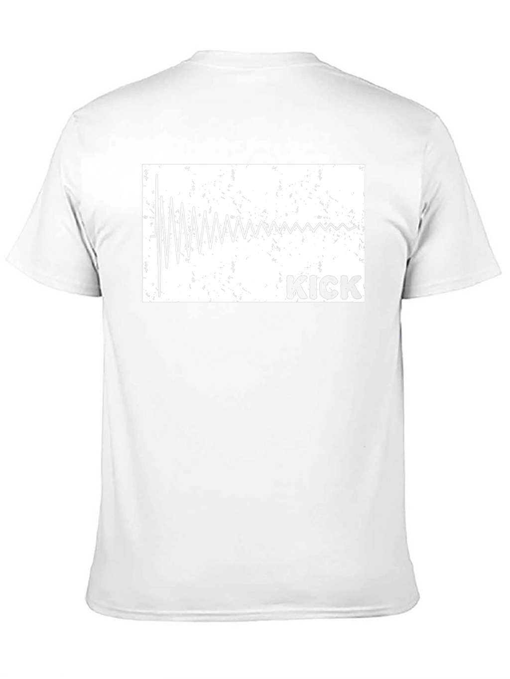 Kick Drum Sound Wave Graphic T-Shirt