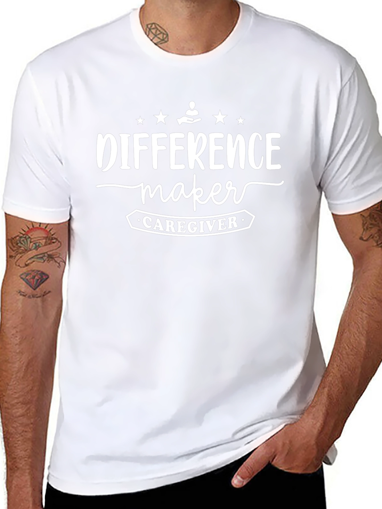 Difference Maker Caregiver Graphic T-Shirt