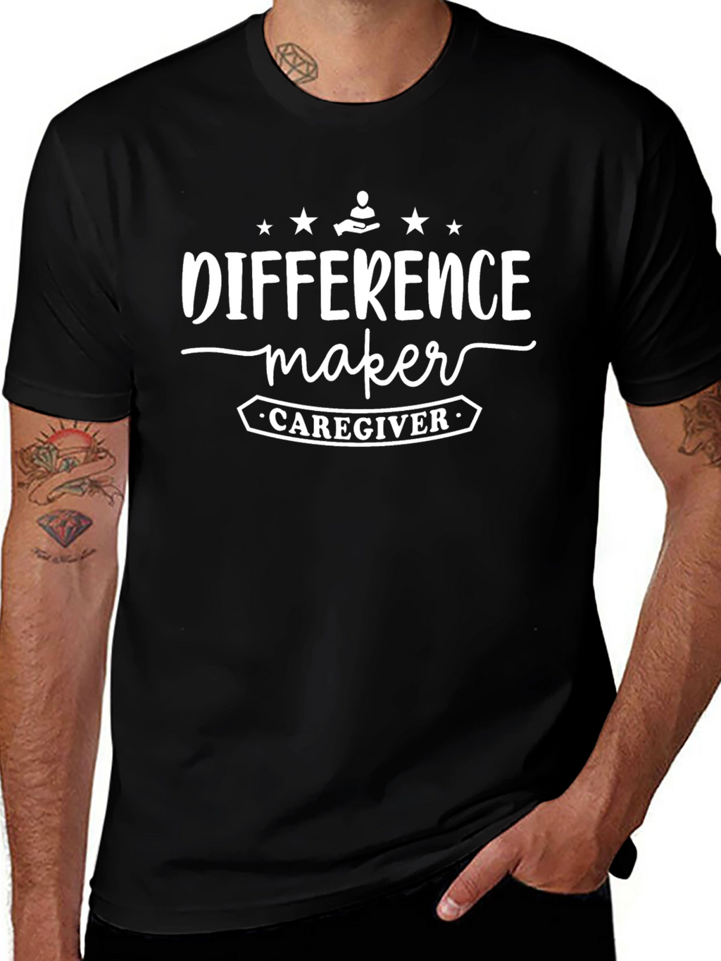 Difference Maker Caregiver Graphic T-Shirt