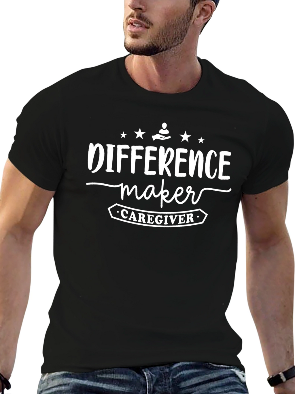 Difference Maker Caregiver Graphic T-Shirt
