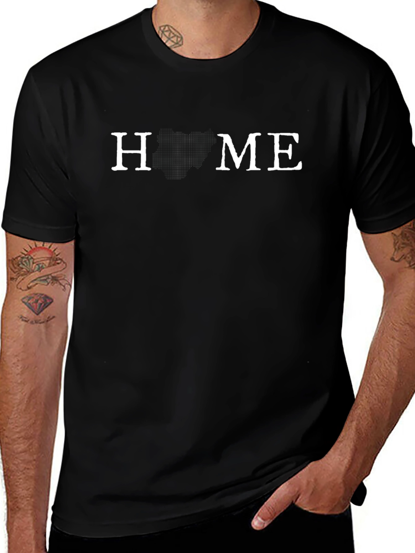 H ME Funny T-Shirt Novelty Humor Tee