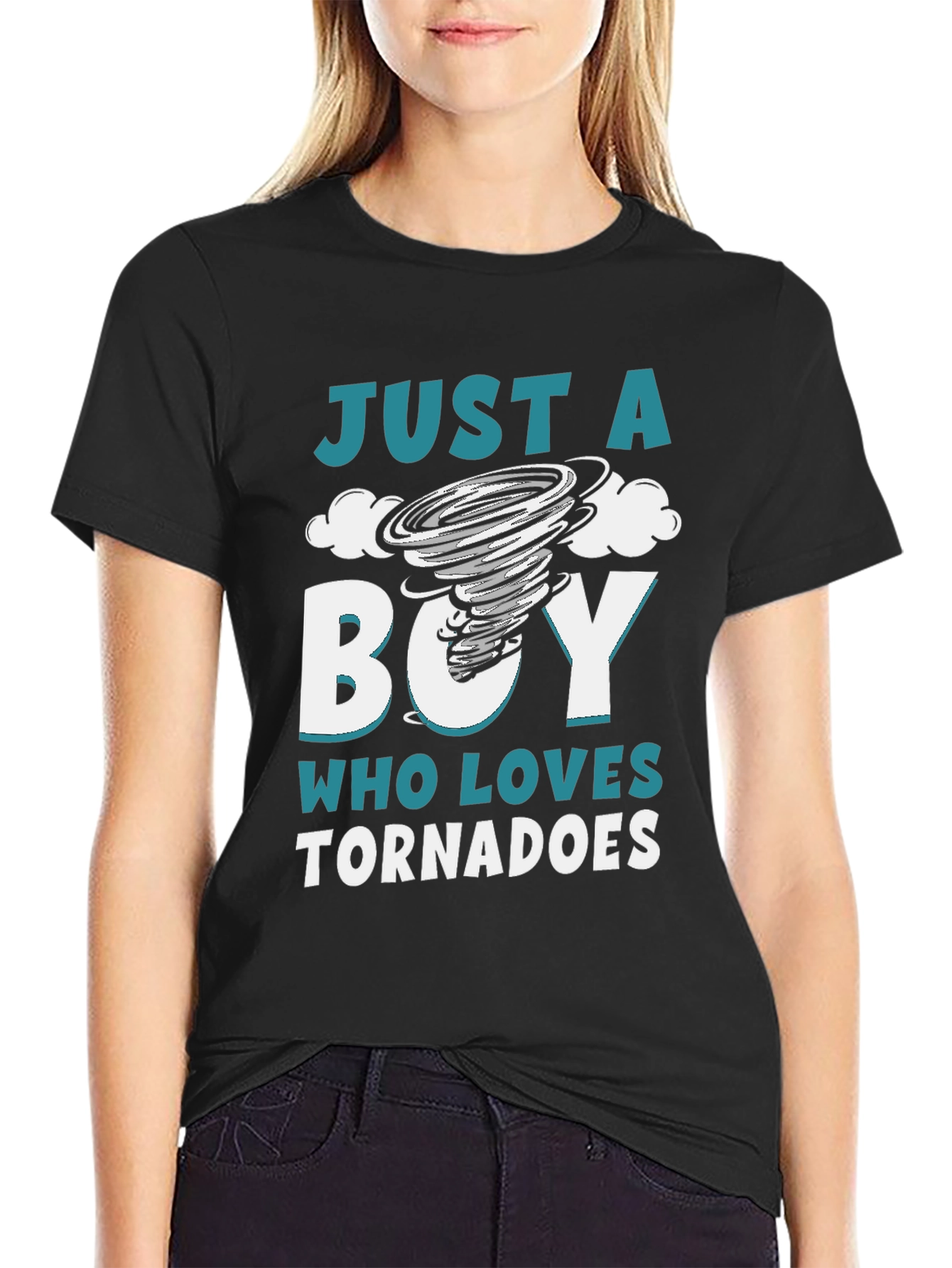 Just A Boy Who Loves Tornadoes T-Shirt