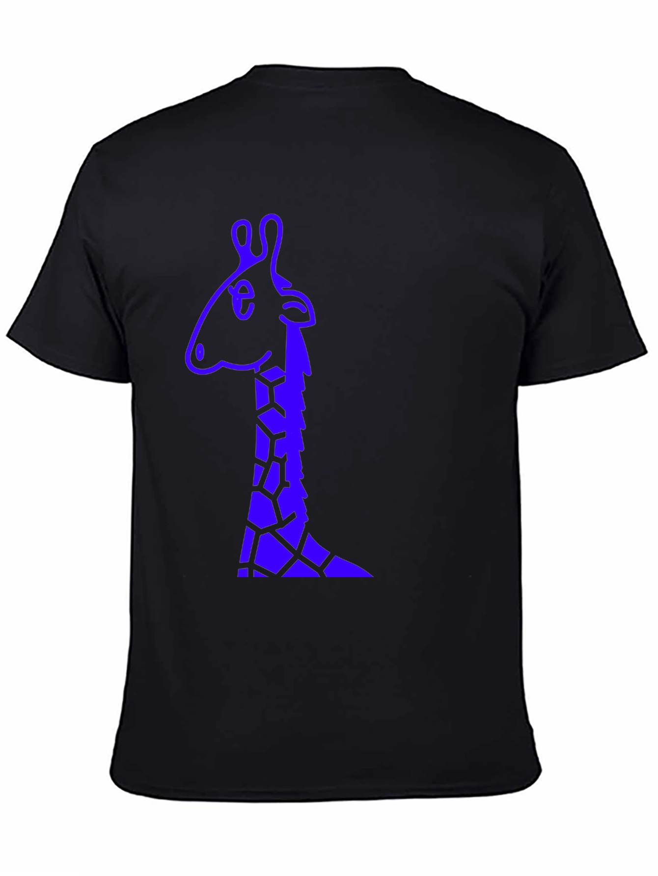 Giraffe Graphic T-Shirt - Mens Black Tee