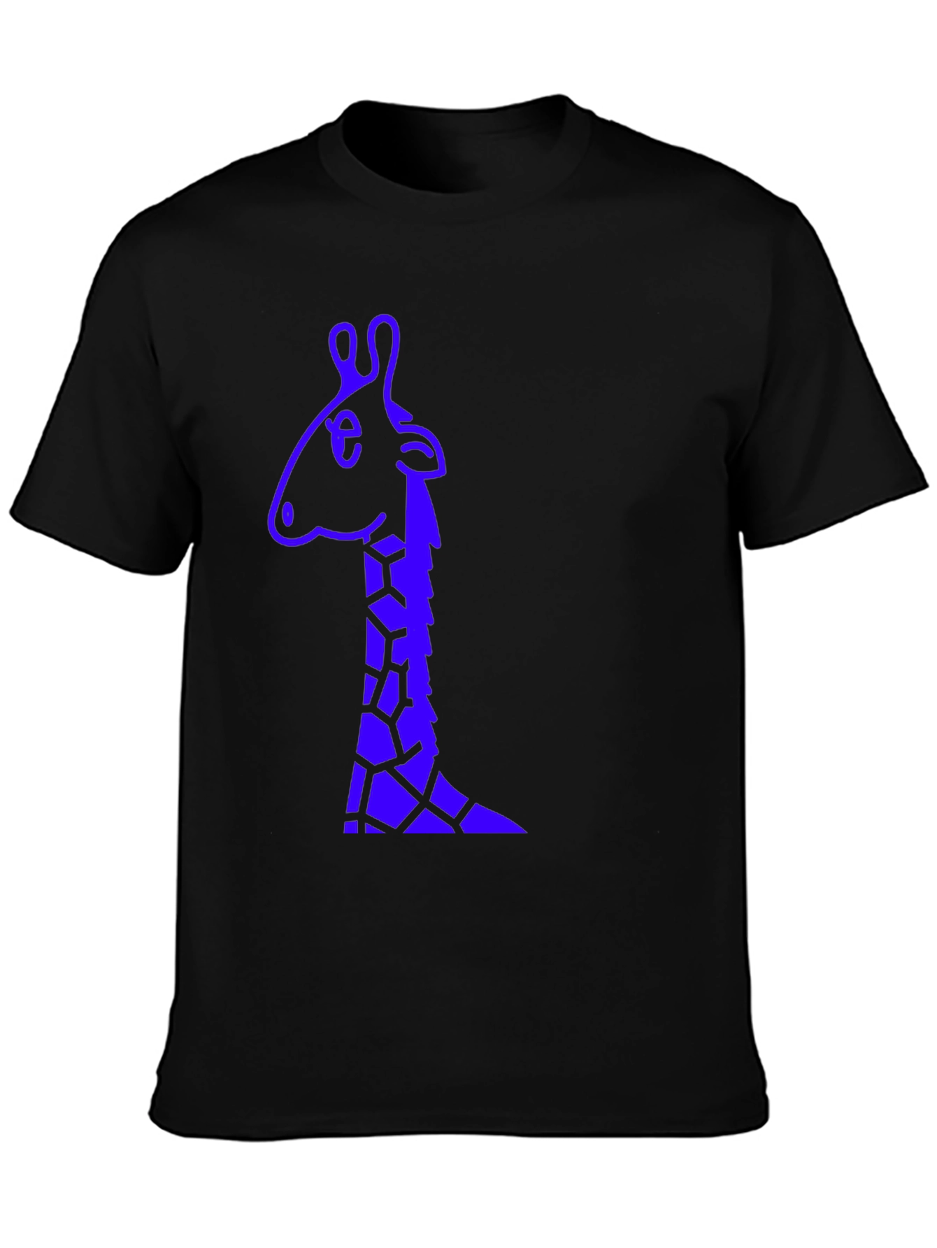 Giraffe Graphic T-Shirt - Mens Black Tee