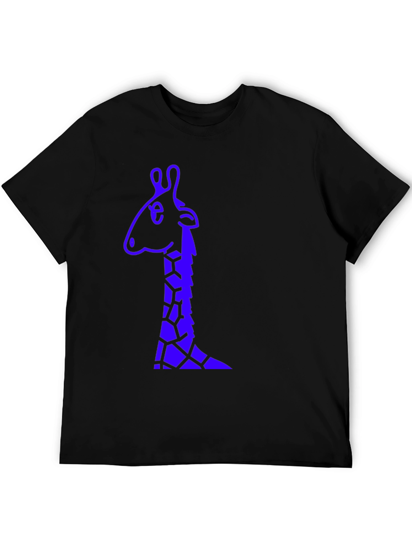 Giraffe Graphic T-Shirt - Mens Black Tee