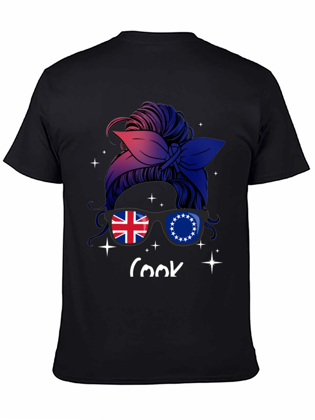 Cook Islands Messy Bun T-Shirt