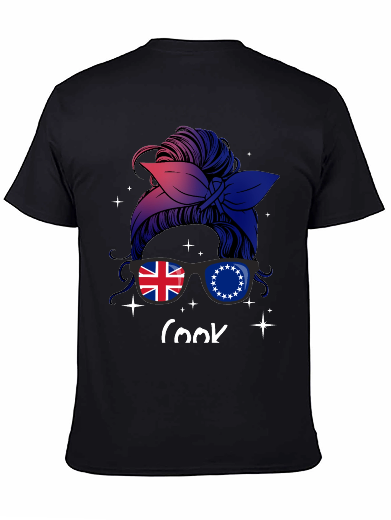 Cook Islands Messy Bun T-Shirt