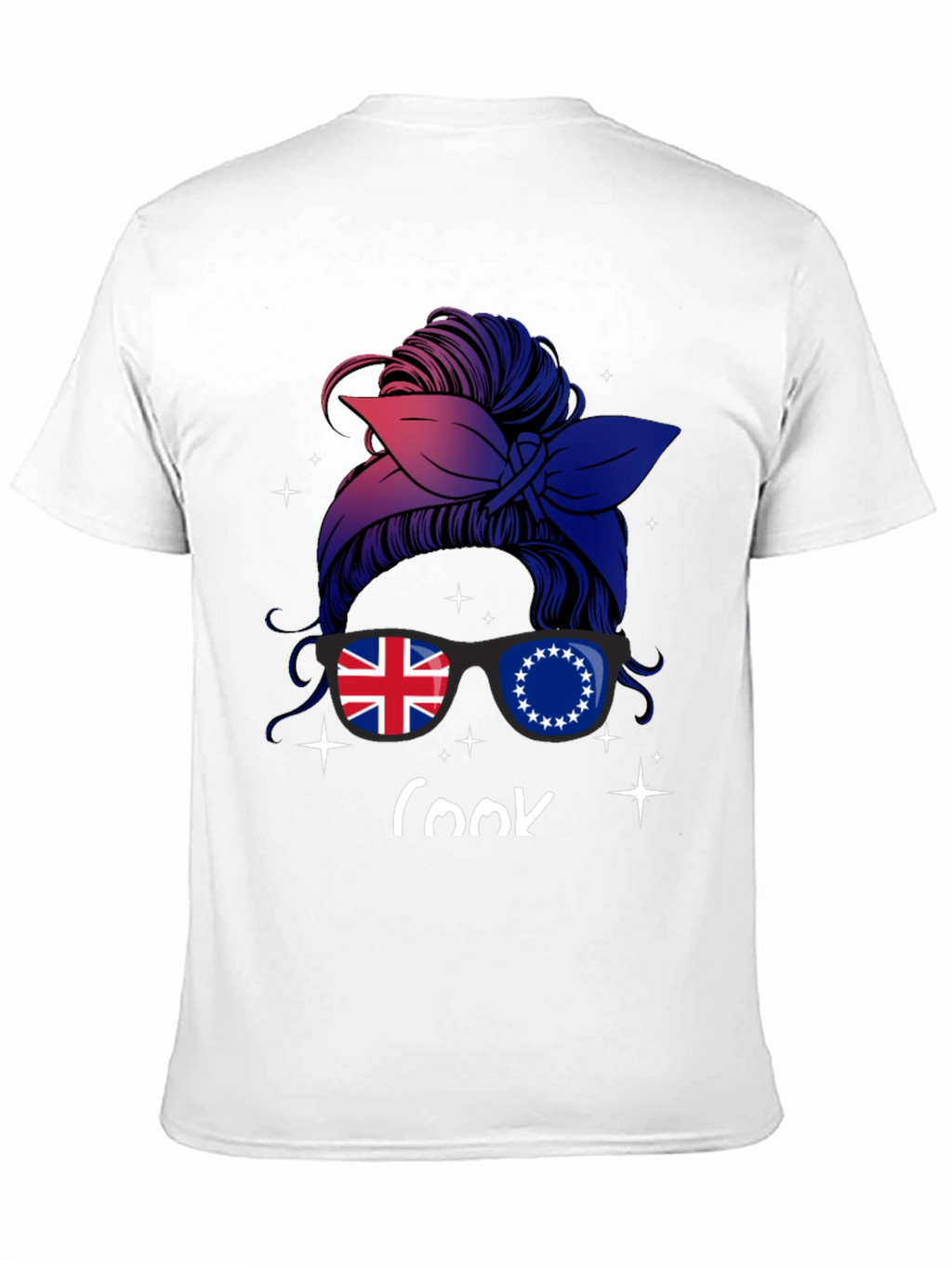 Cook Islands Messy Bun T-Shirt