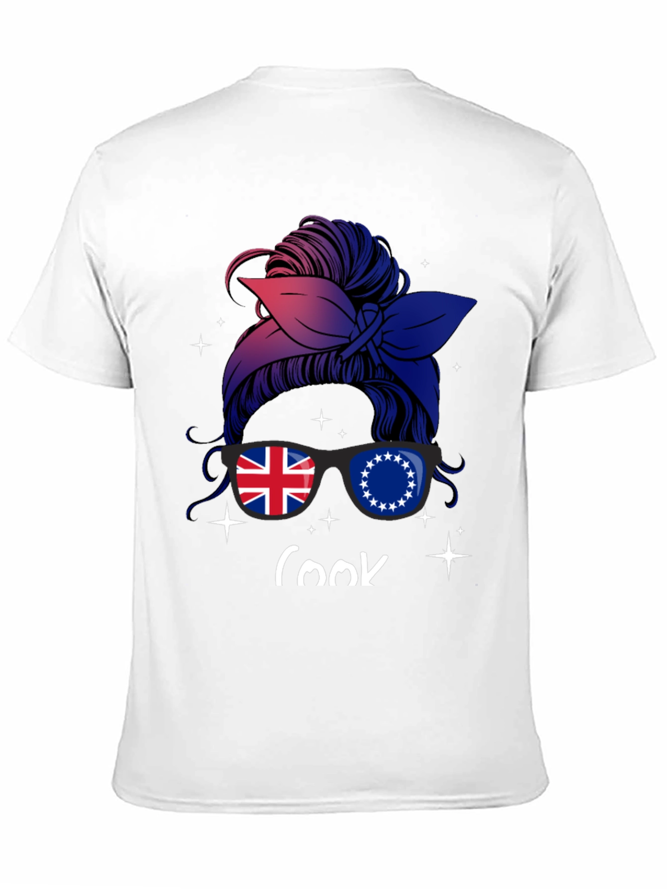 Cook Islands Messy Bun T-Shirt