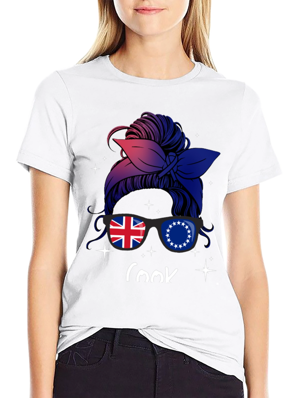 Cook Islands Messy Bun T-Shirt