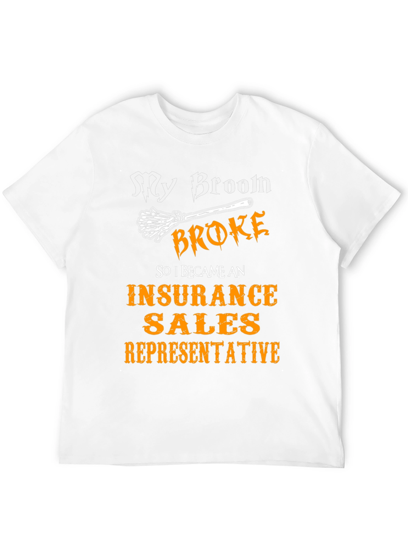 Funny Insurance Sales Rep Halloween T-Shirt