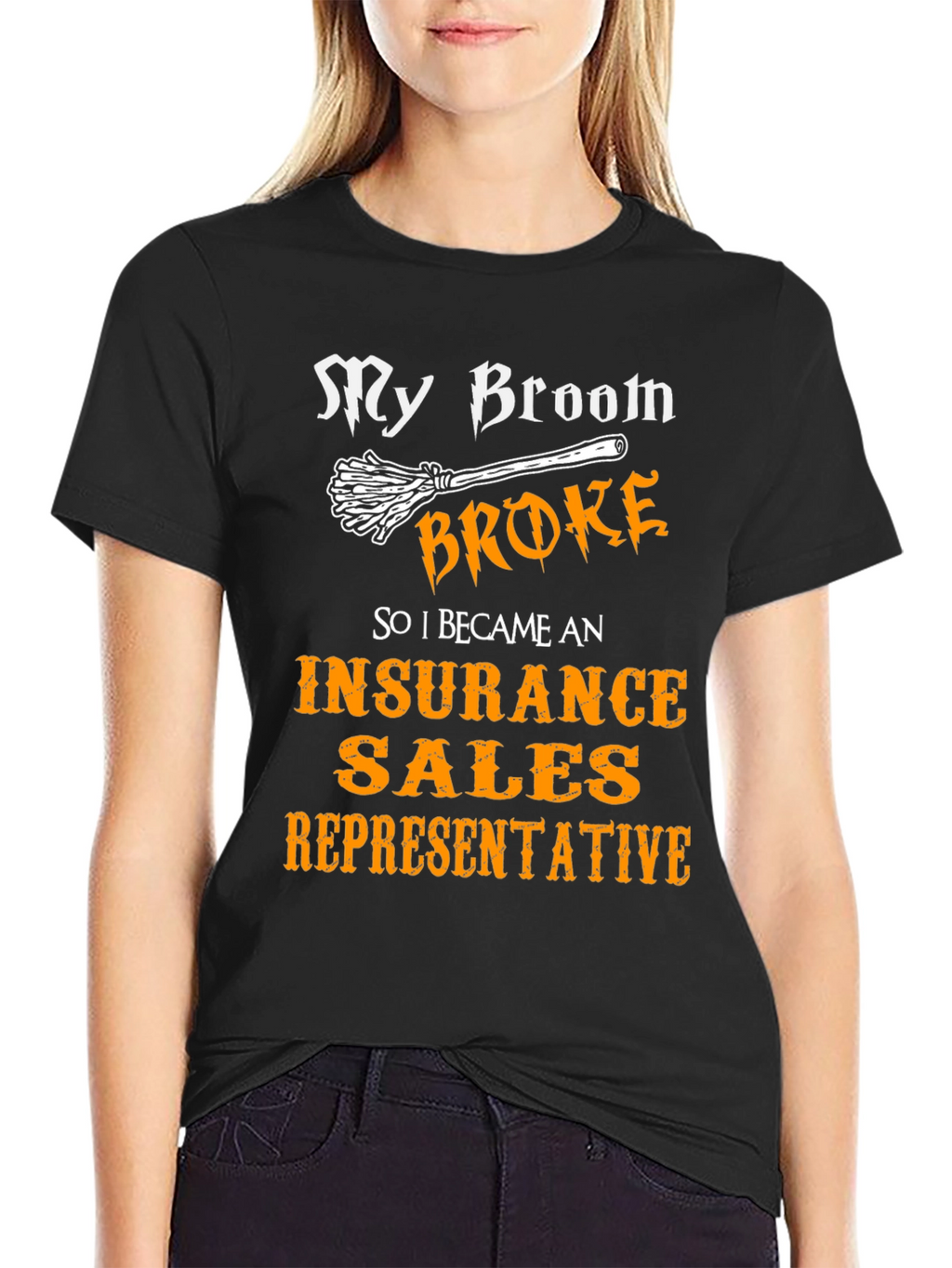 Funny Insurance Sales Rep Halloween T-Shirt