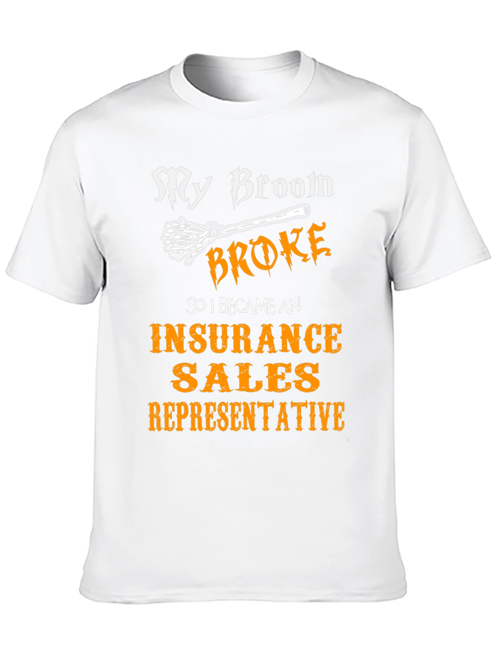 Funny Insurance Sales Rep Halloween T-Shirt