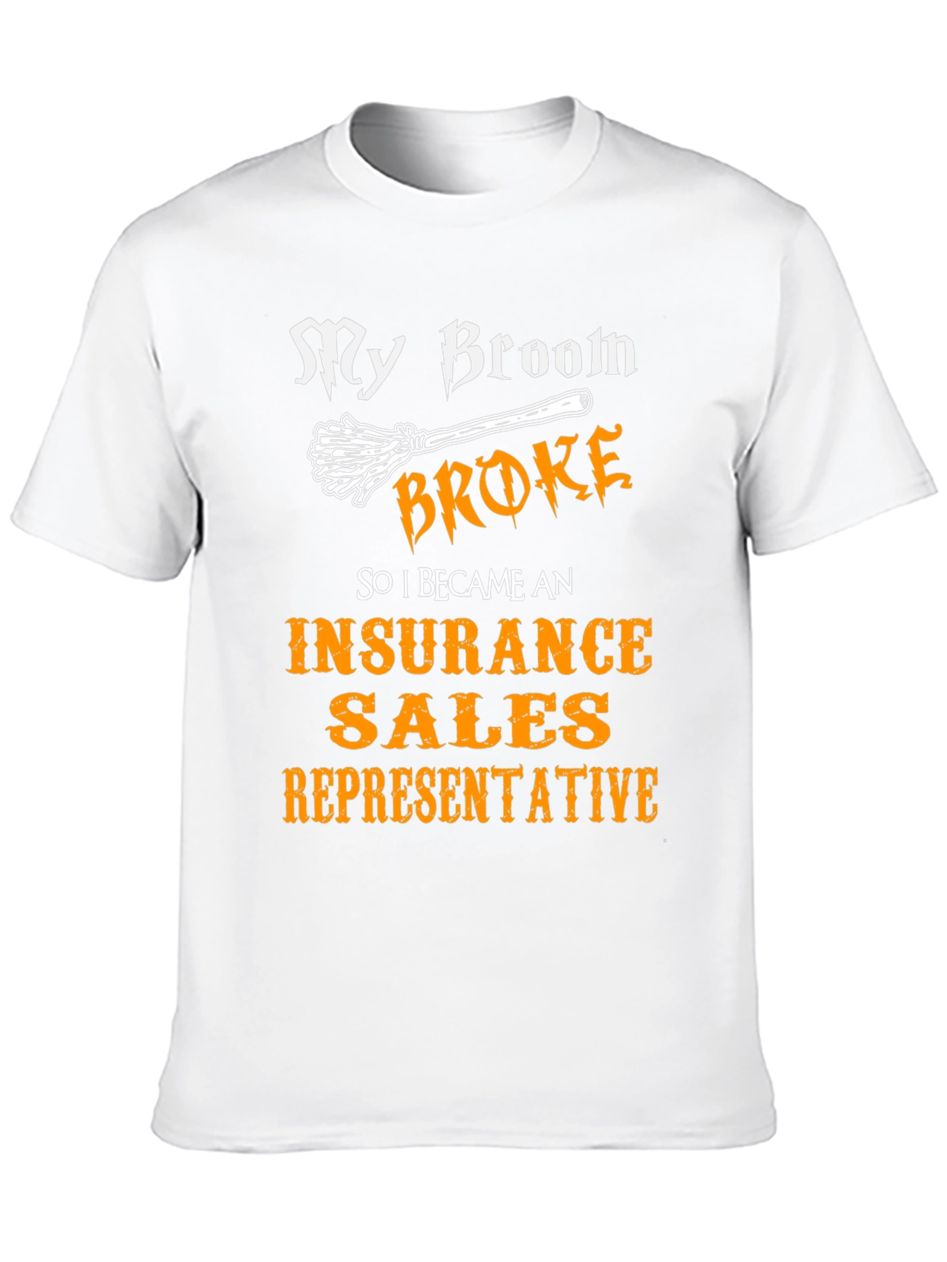 Funny Insurance Sales Rep Halloween T-Shirt