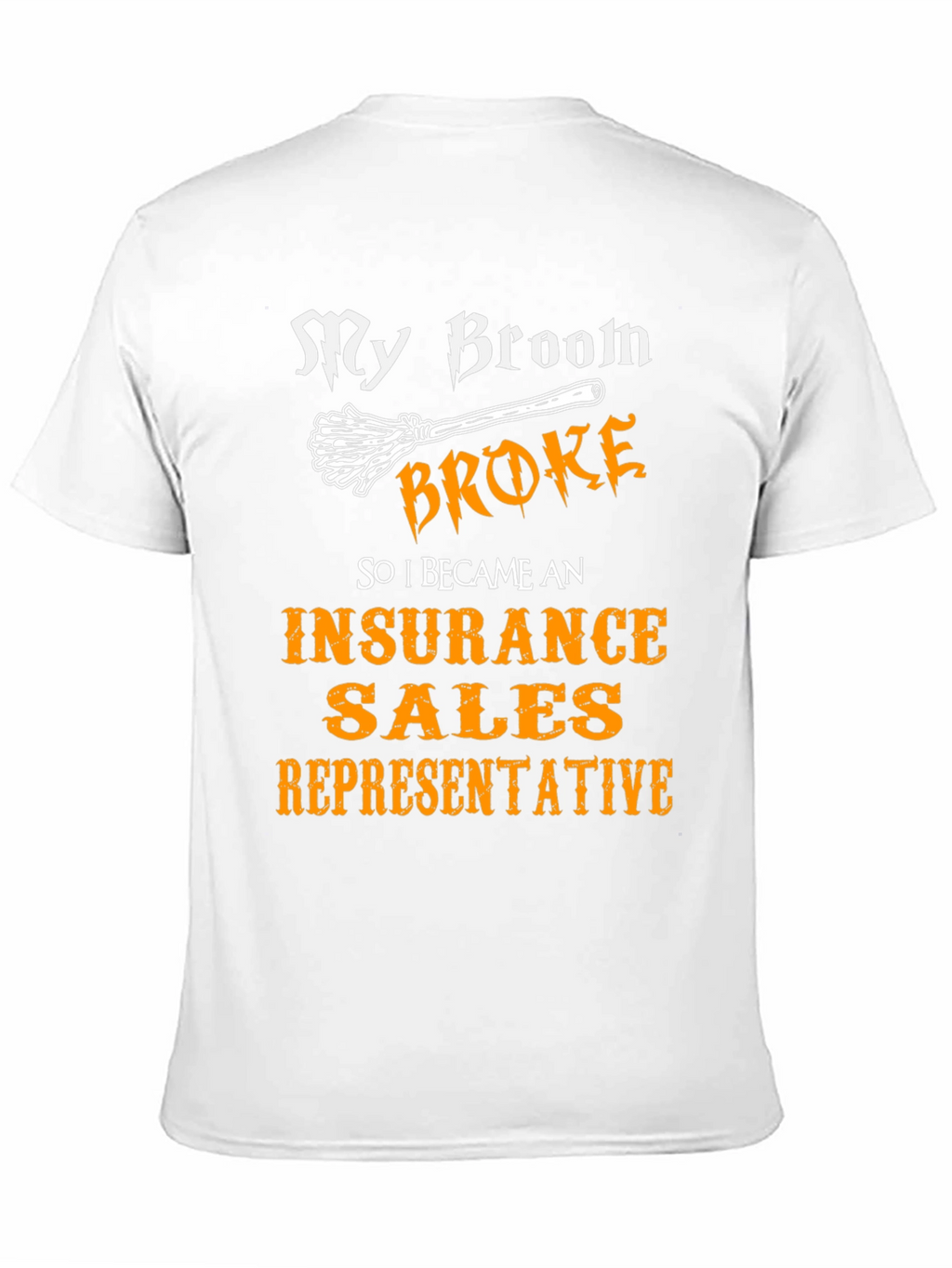 Funny Insurance Sales Rep Halloween T-Shirt
