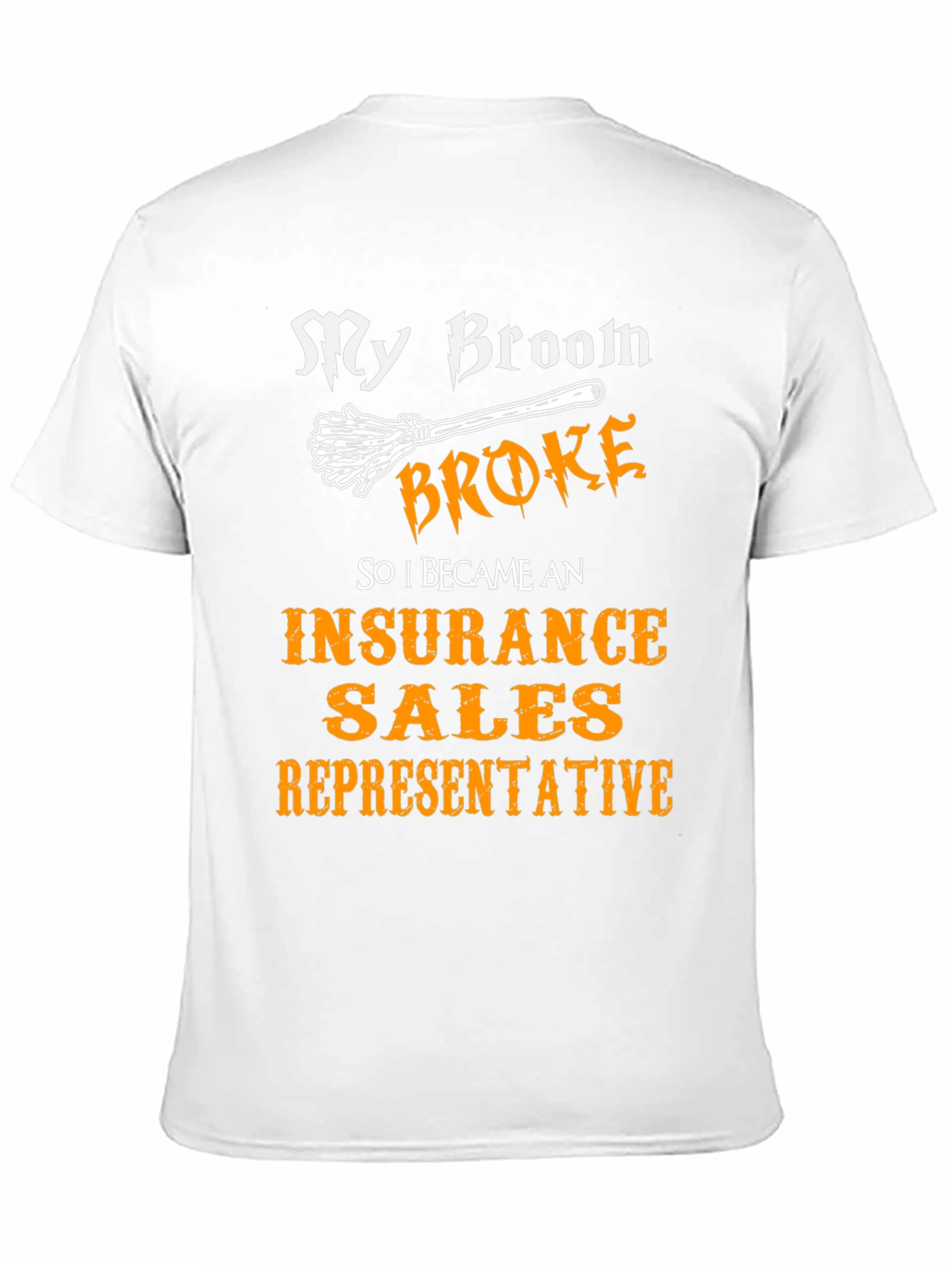 Funny Insurance Sales Rep Halloween T-Shirt