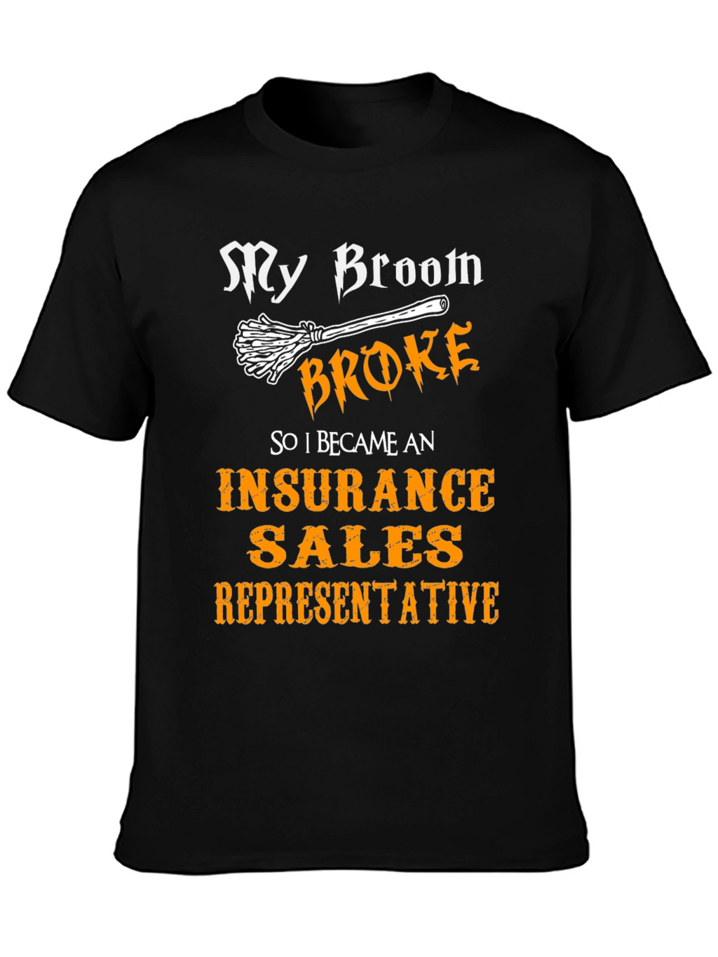 Funny Insurance Sales Rep Halloween T-Shirt