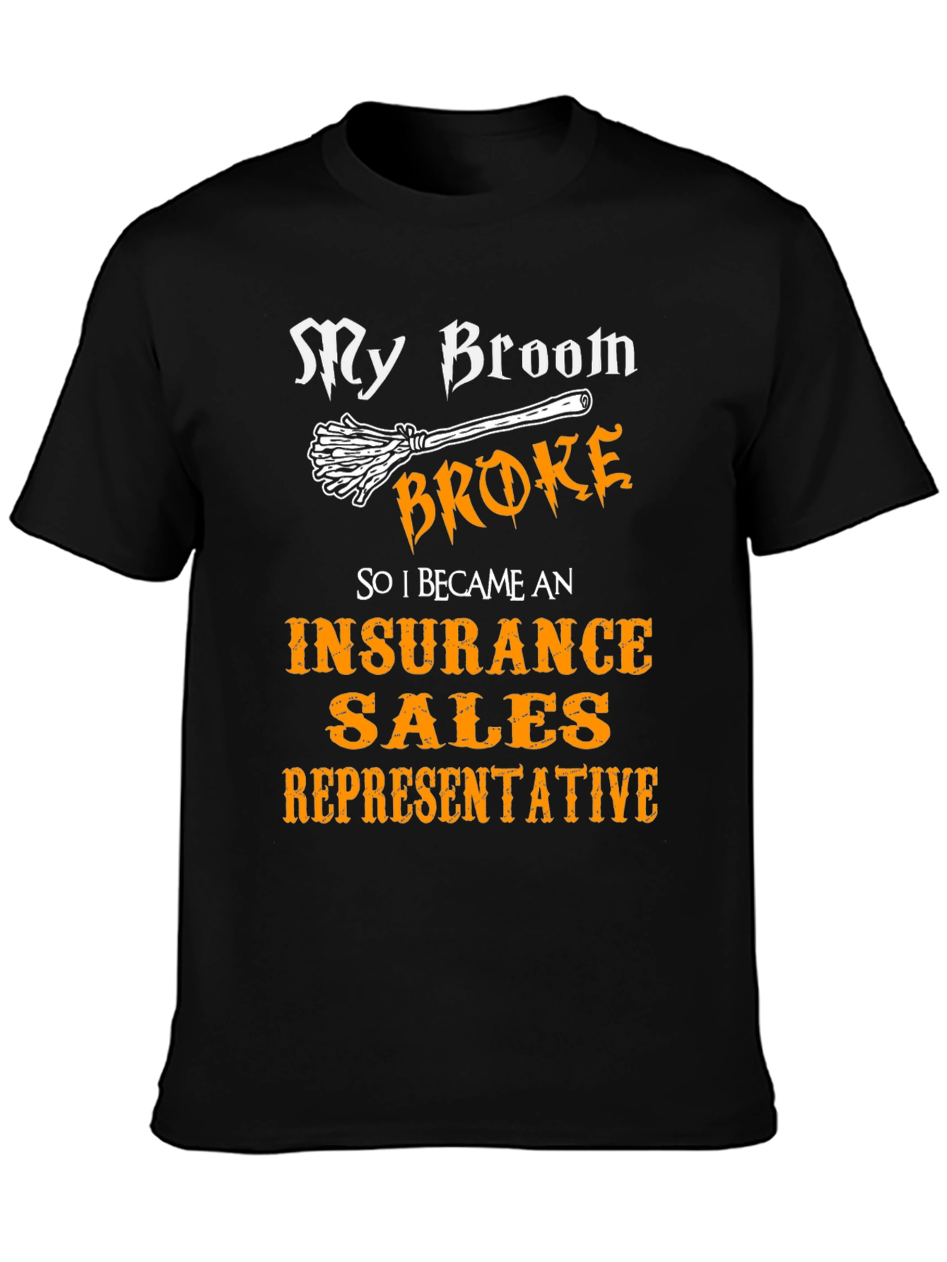 Funny Insurance Sales Rep Halloween T-Shirt