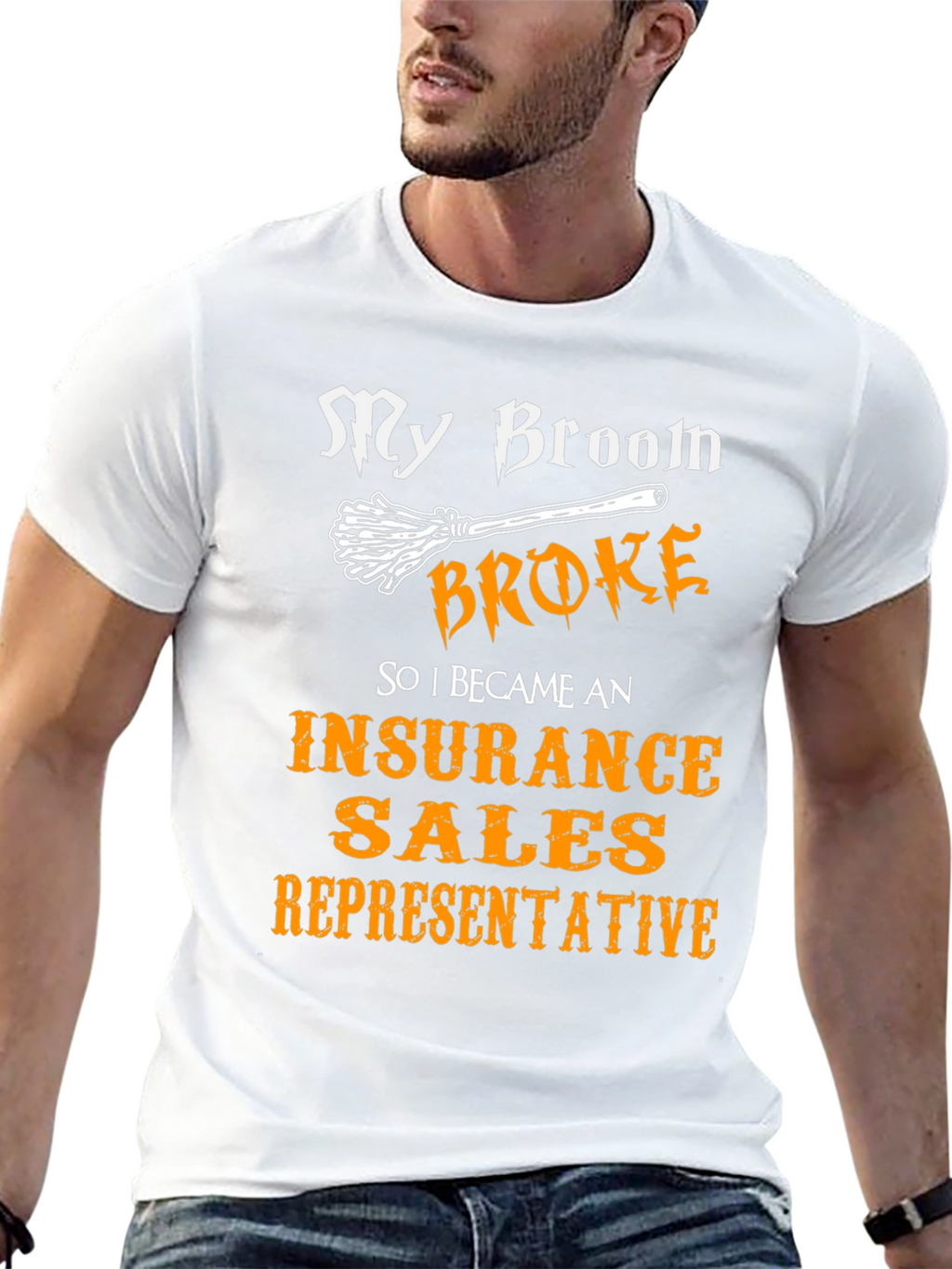 Funny Insurance Sales Rep Halloween T-Shirt
