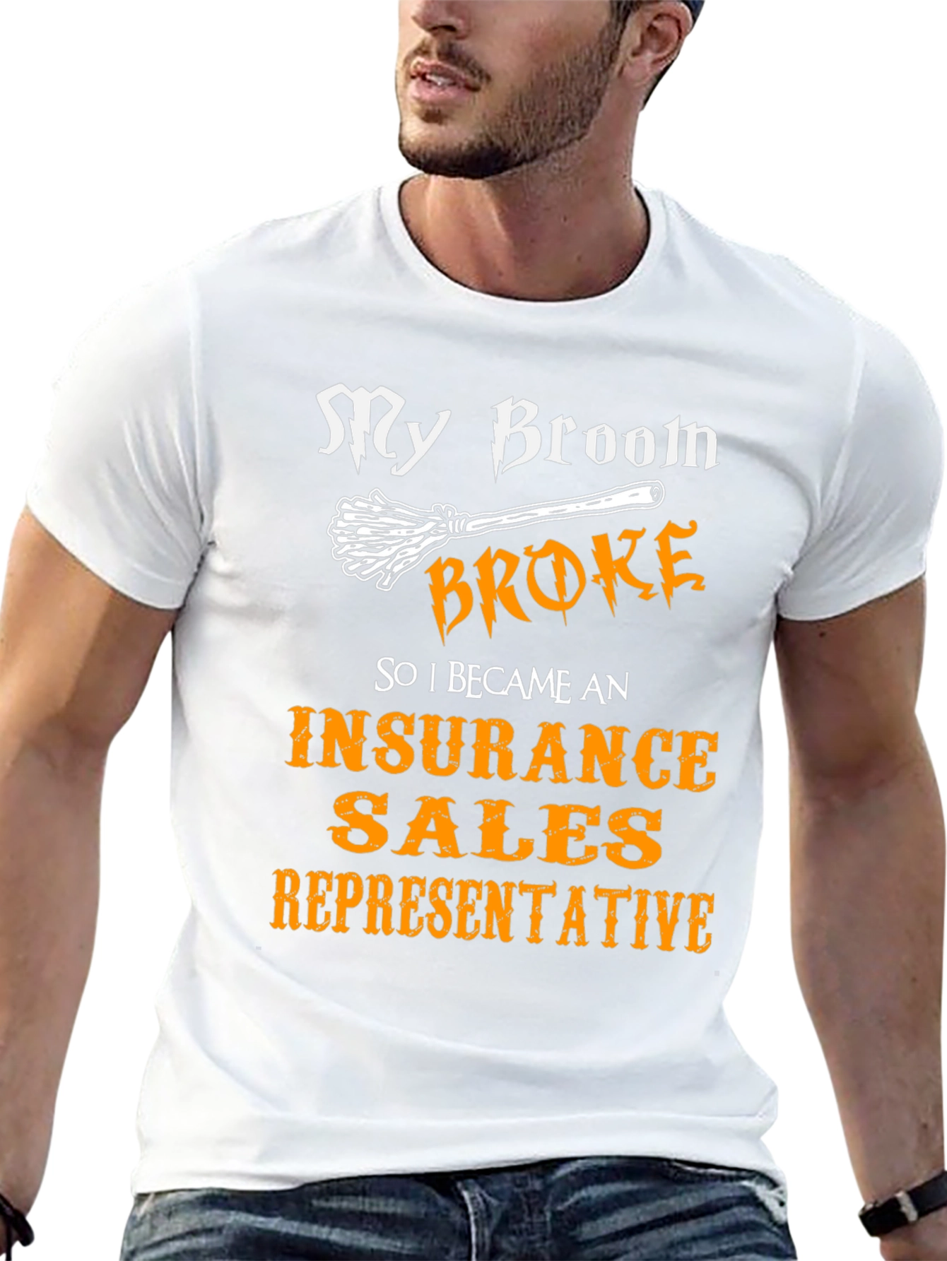 Funny Insurance Sales Rep Halloween T-Shirt