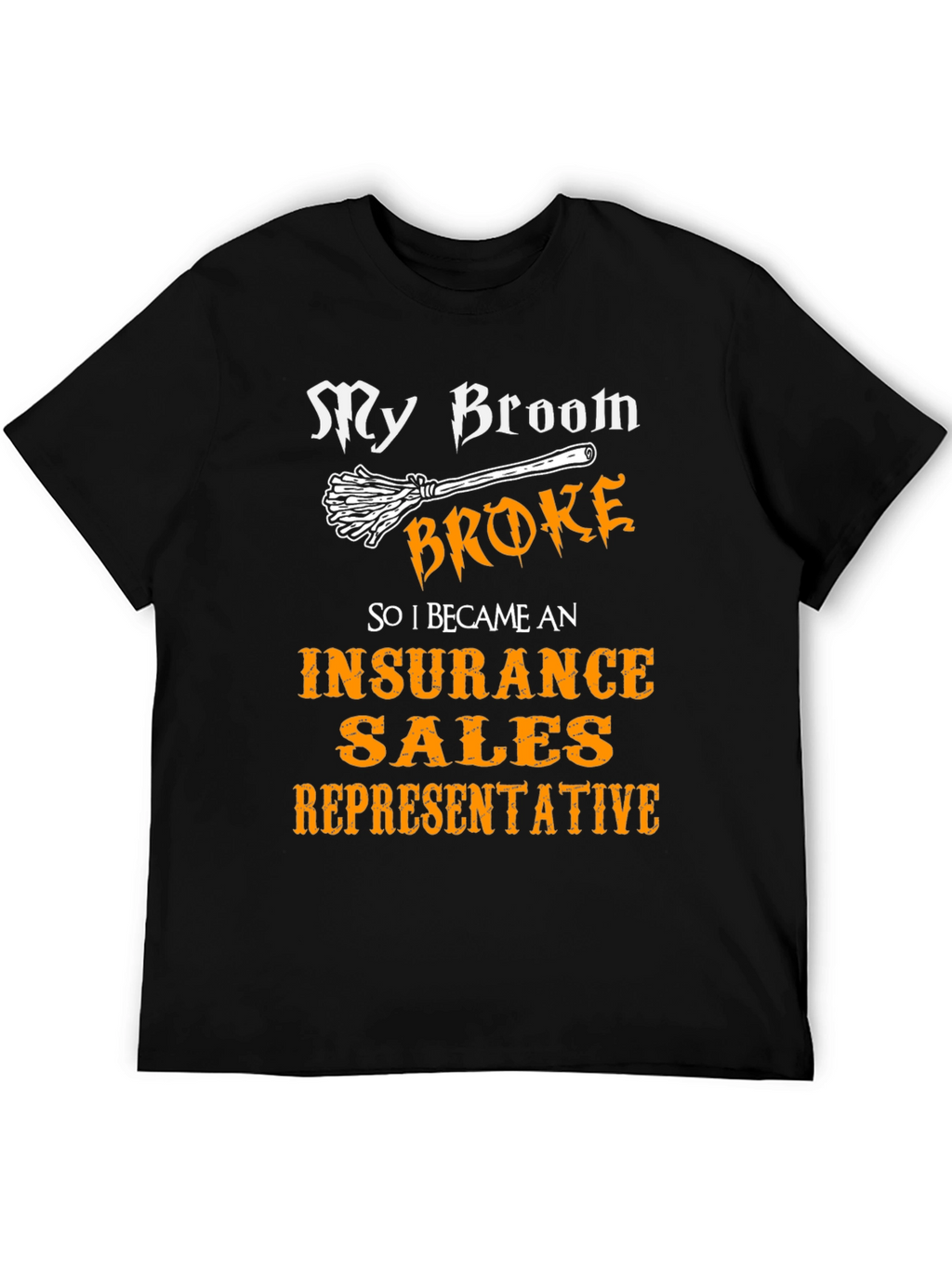 Funny Insurance Sales Rep Halloween T-Shirt