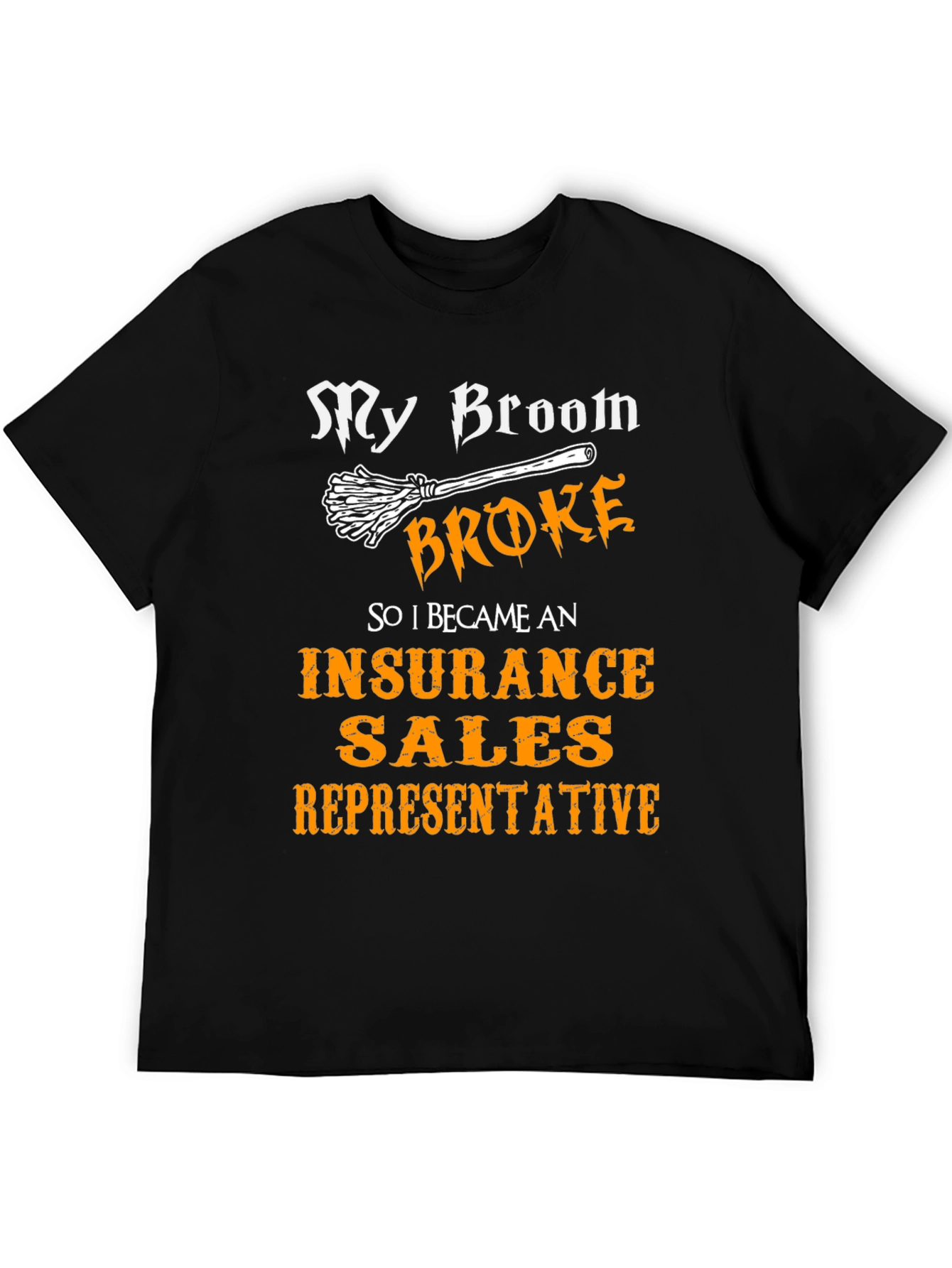 Funny Insurance Sales Rep Halloween T-Shirt