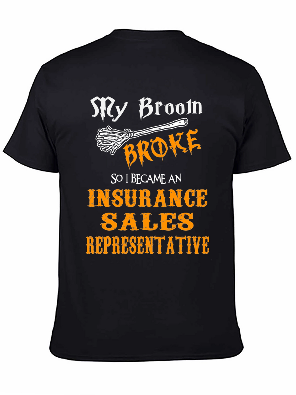 Funny Insurance Sales Rep Halloween T-Shirt