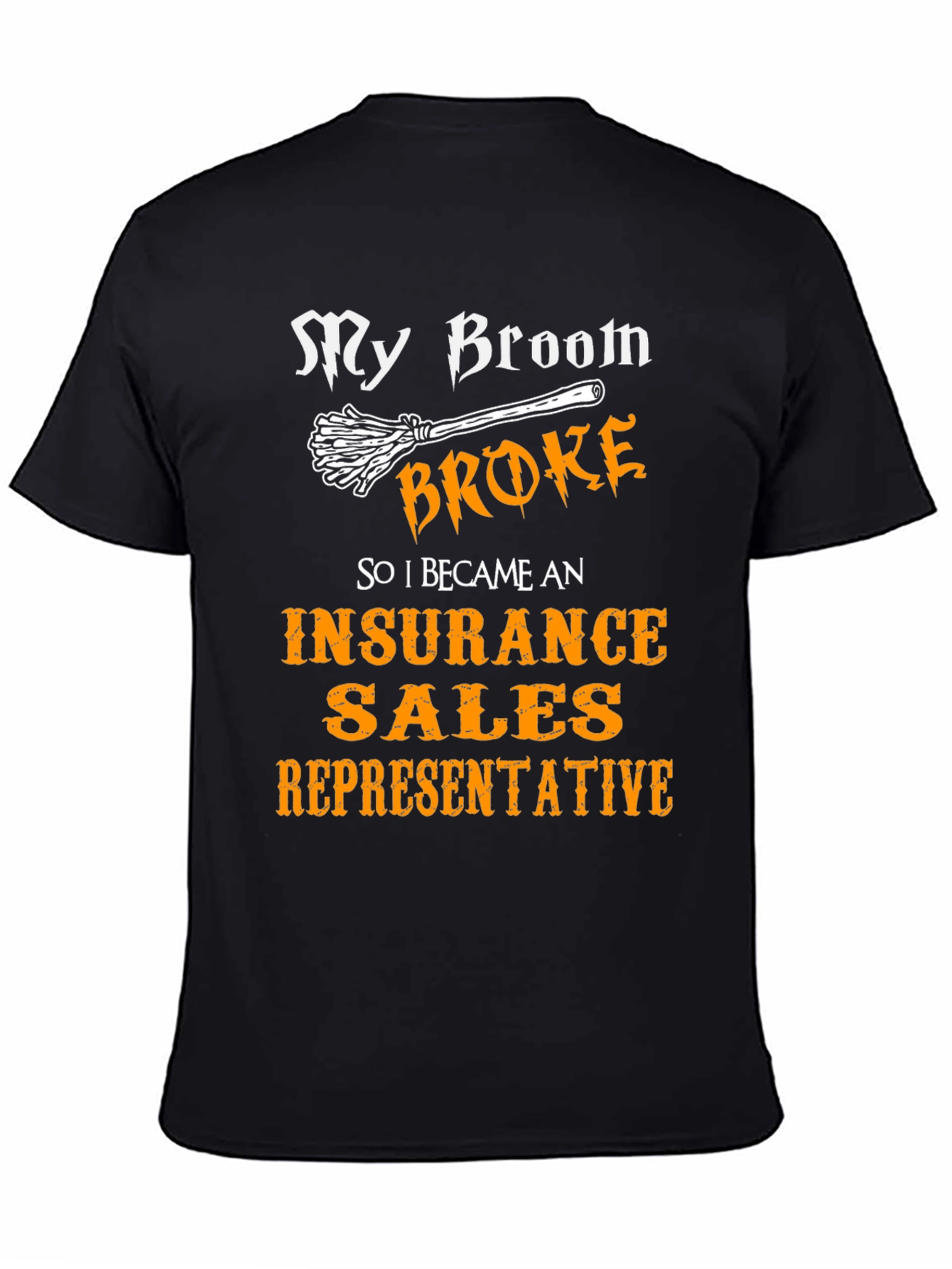 Funny Insurance Sales Rep Halloween T-Shirt