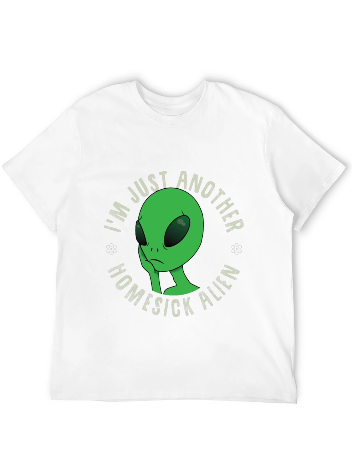 Homesick Alien Graphic T-Shirt - Black