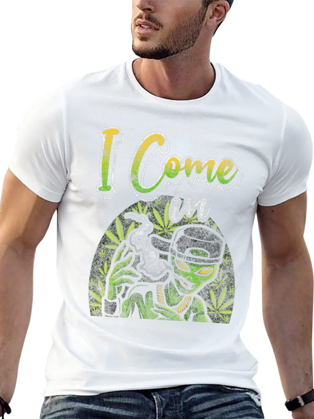 I Come in Peace Alien T-Shirt
