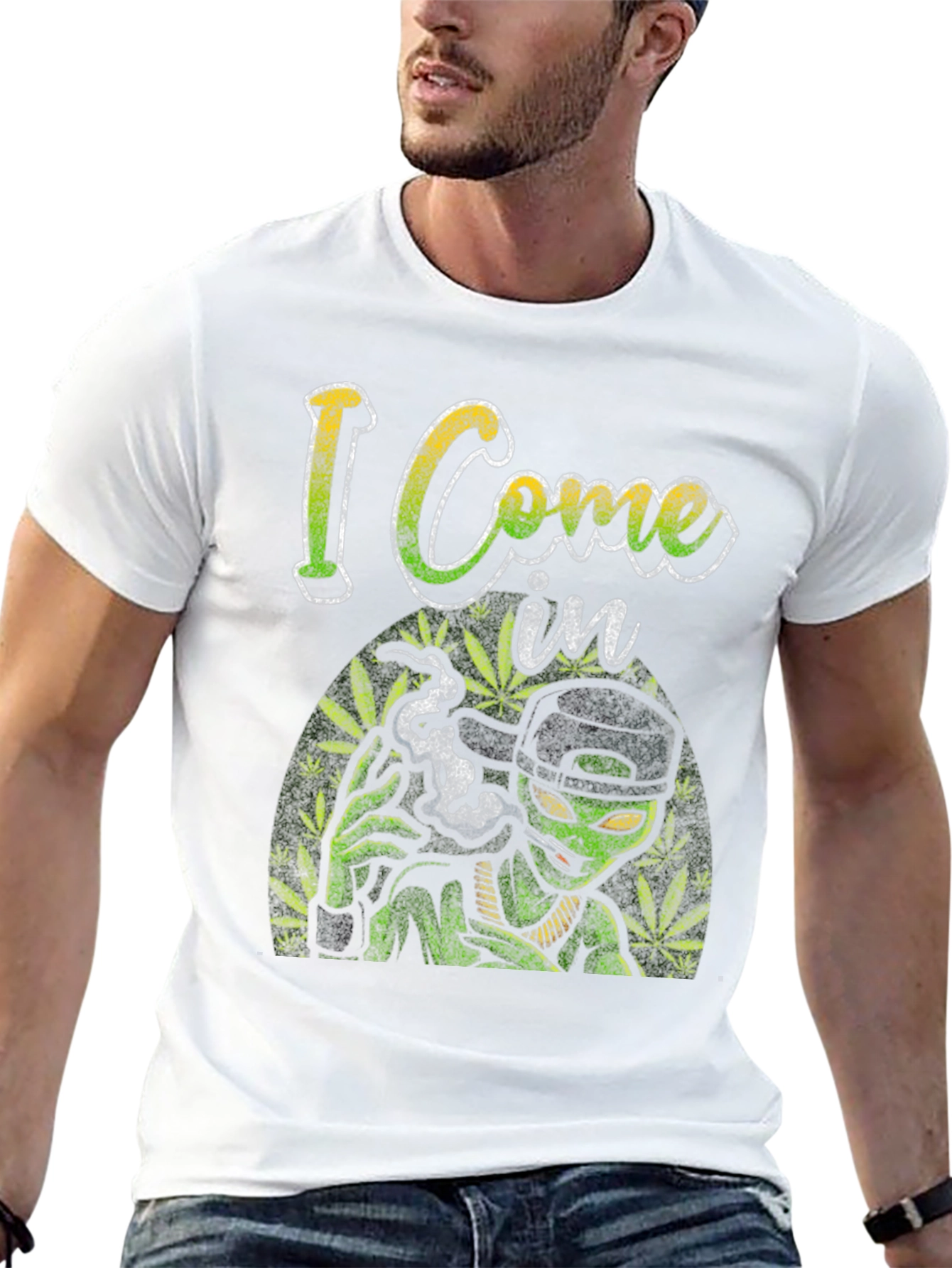 I Come in Peace Alien T-Shirt