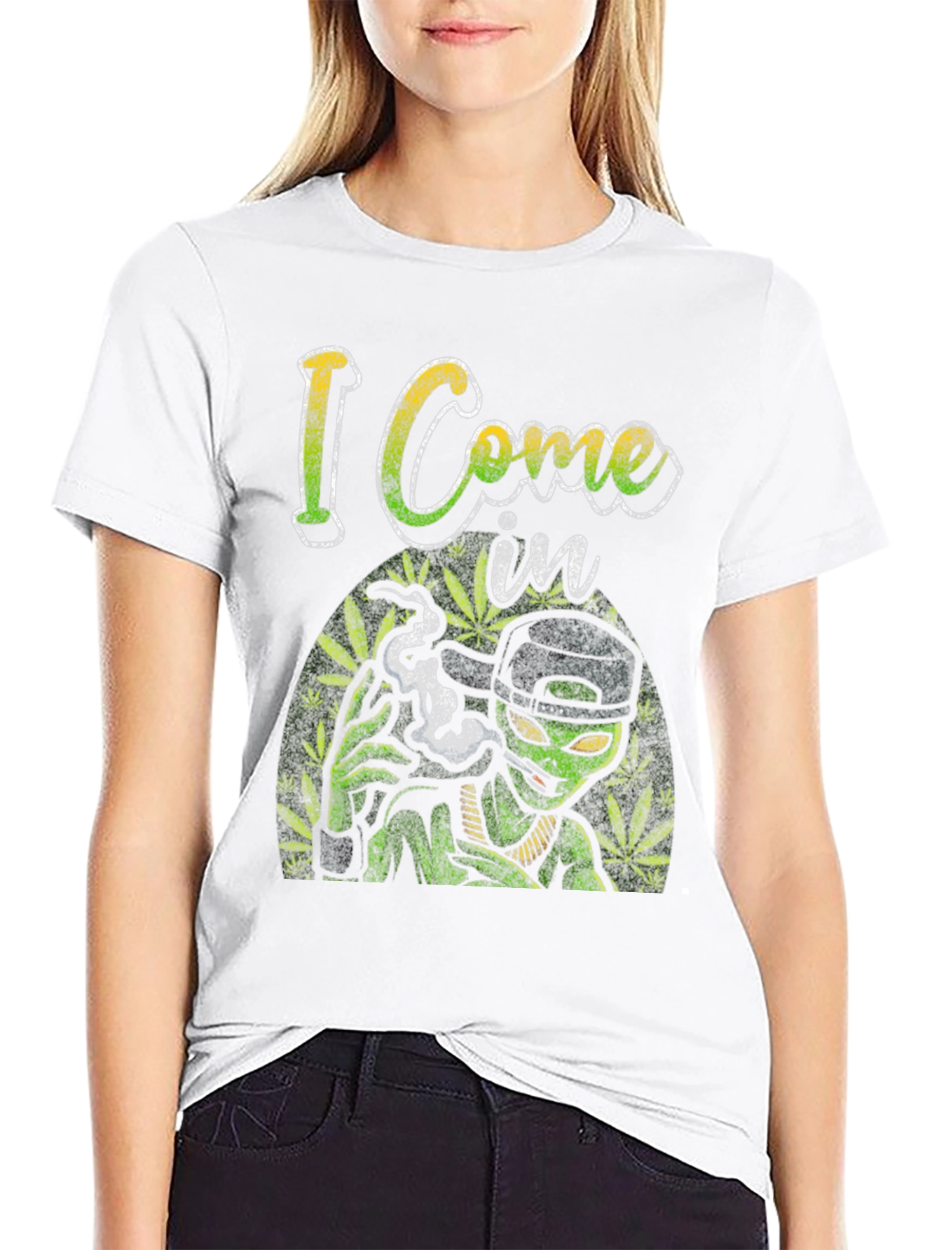 I Come in Peace Alien T-Shirt
