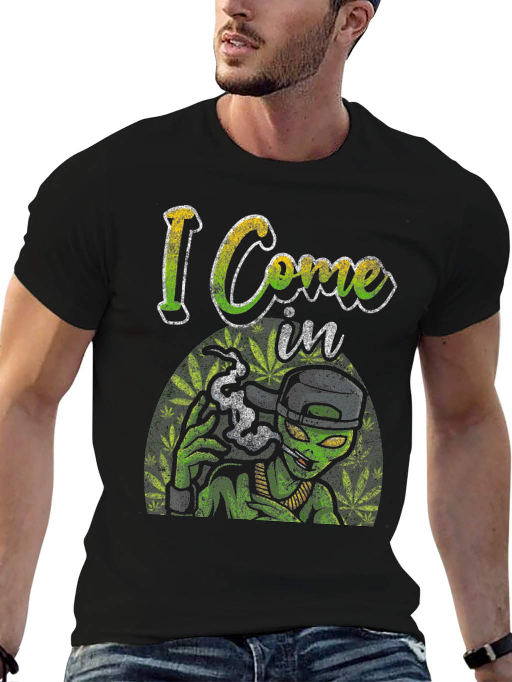 I Come in Peace Alien T-Shirt