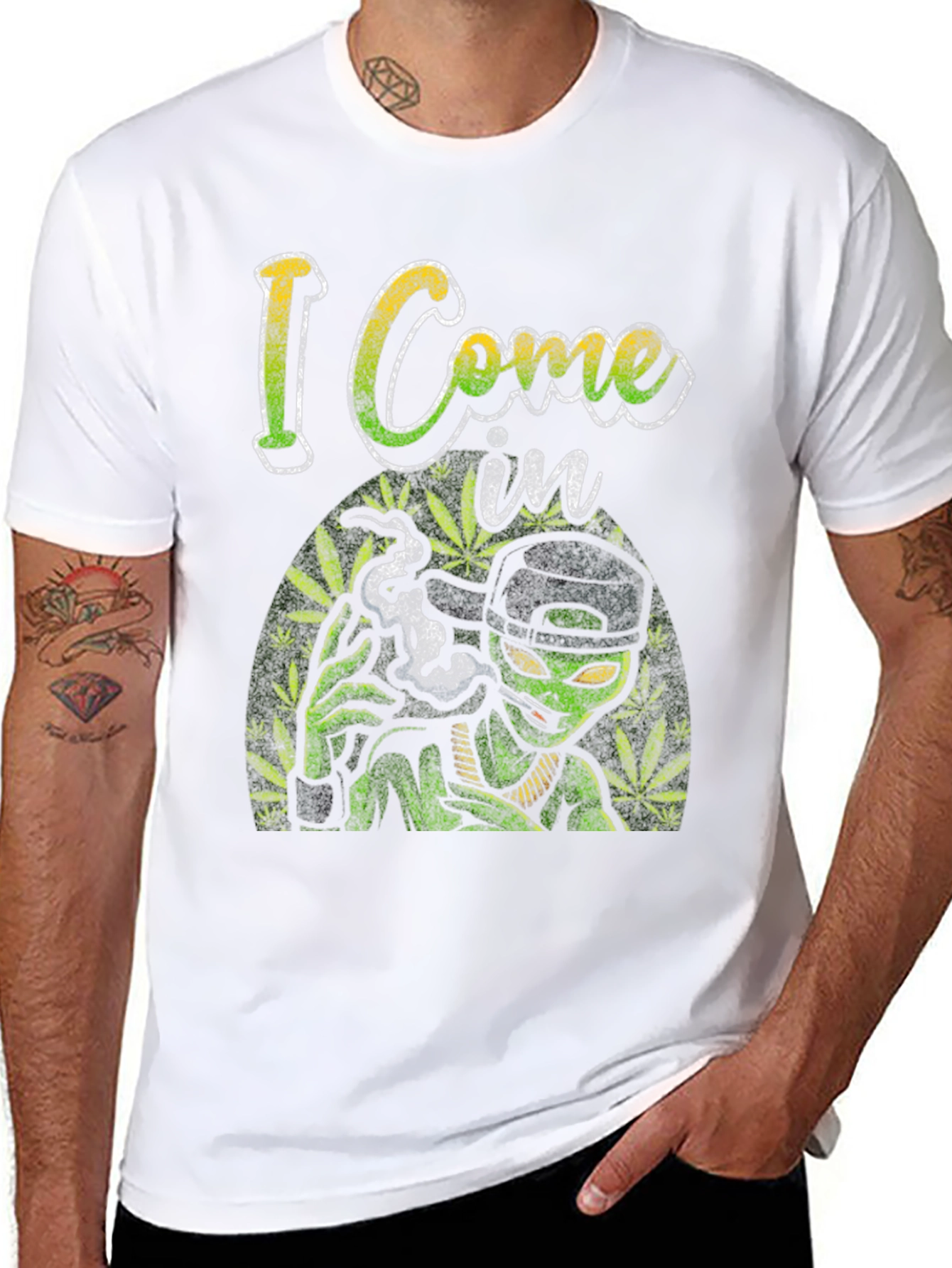 I Come in Peace Alien T-Shirt
