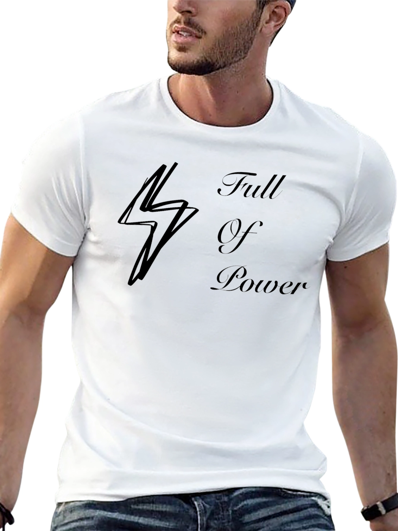 Full of Power Black T-Shirt