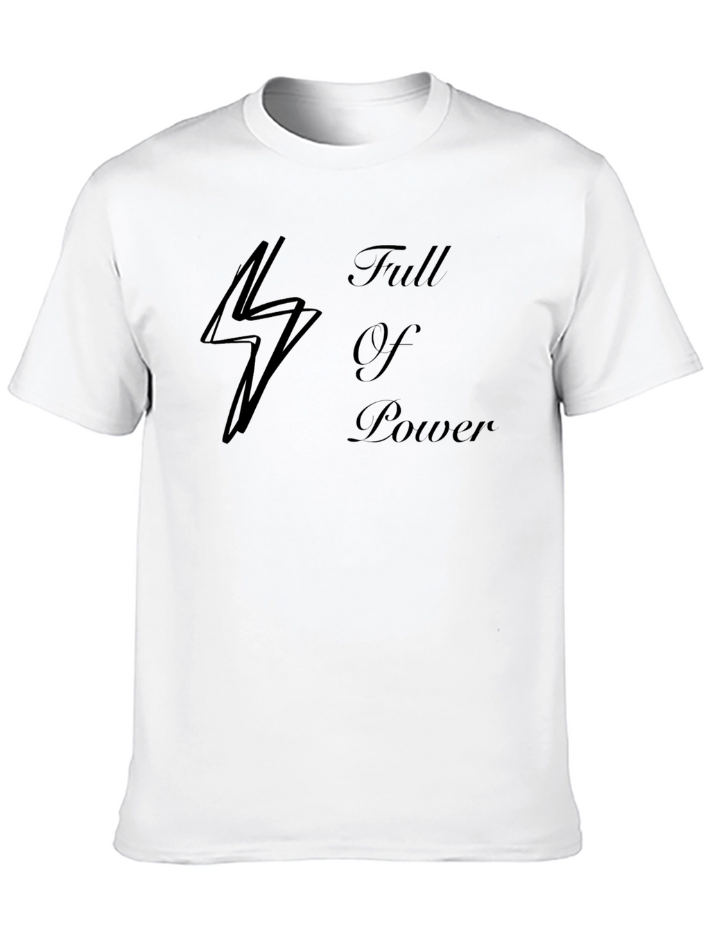 Full of Power Black T-Shirt