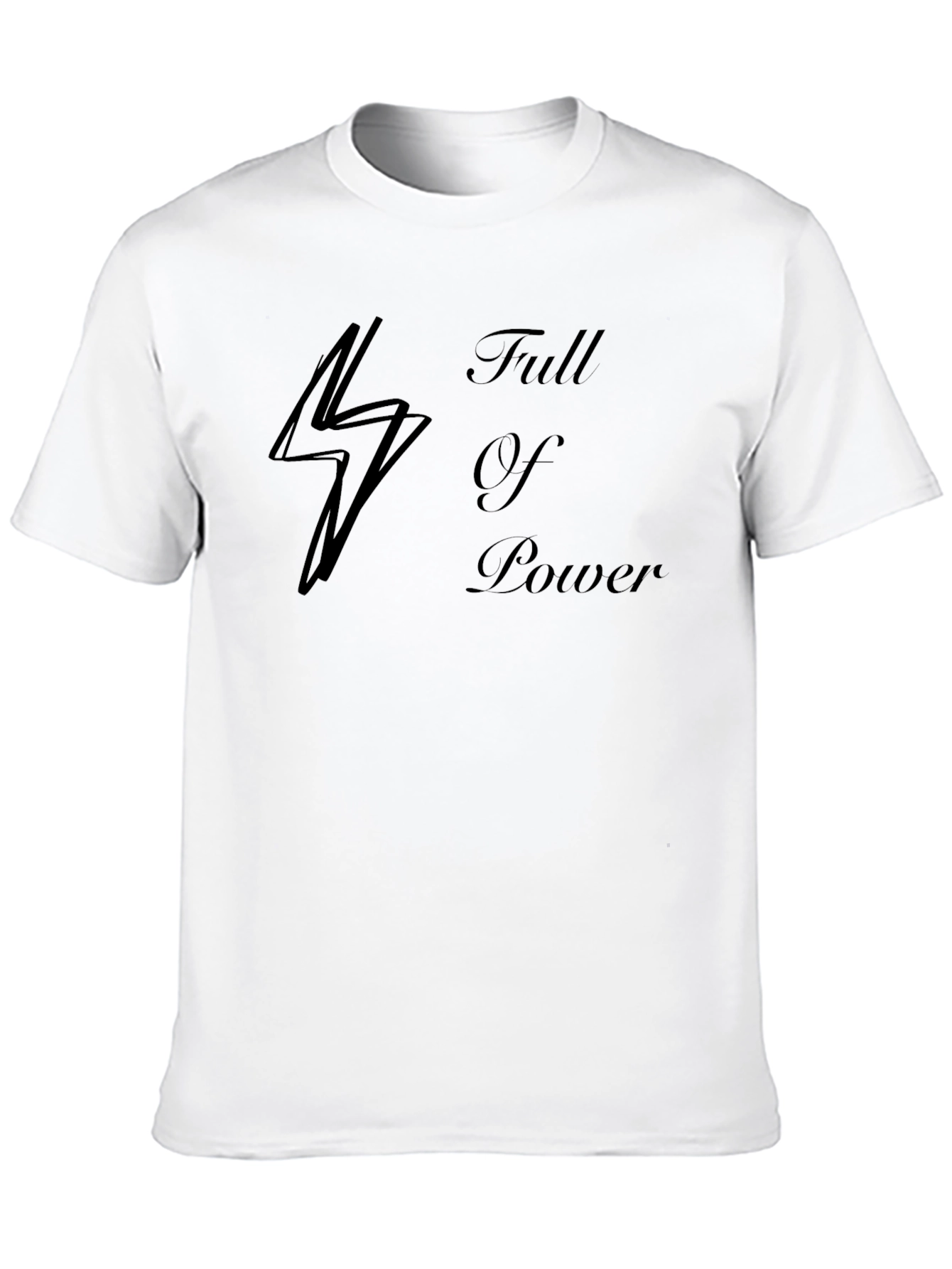 Full of Power Black T-Shirt