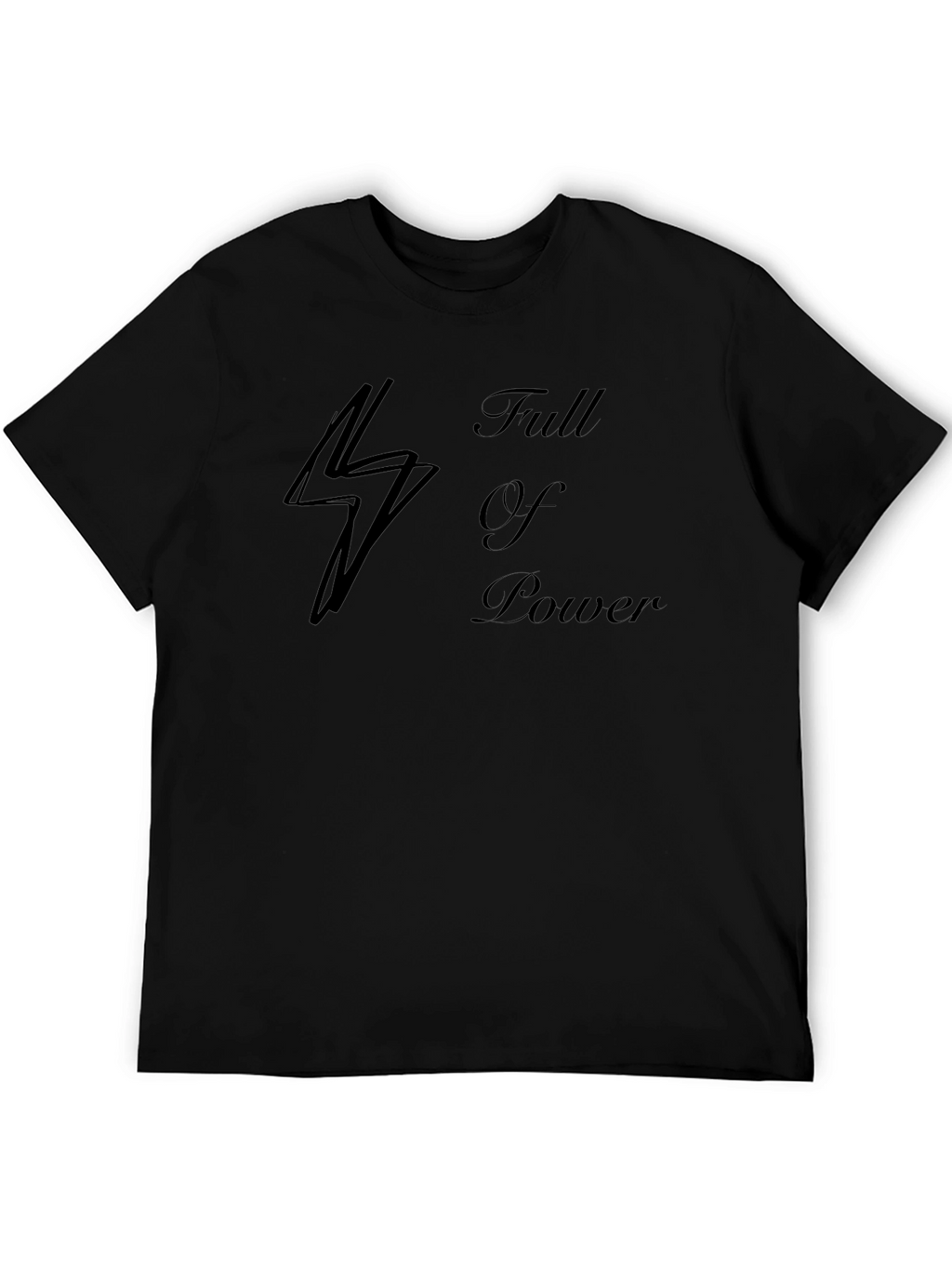 Full of Power Black T-Shirt