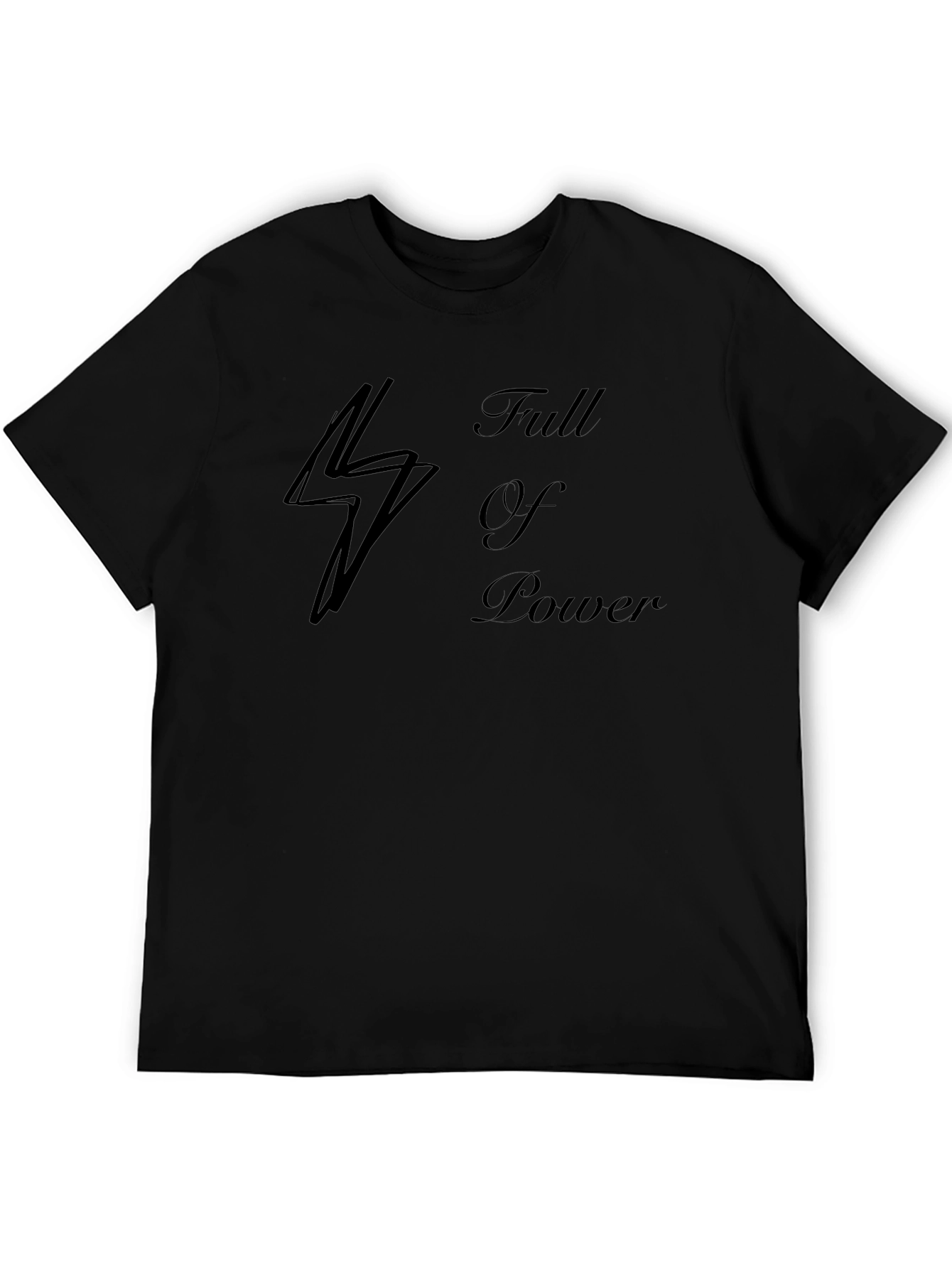 Full of Power Black T-Shirt