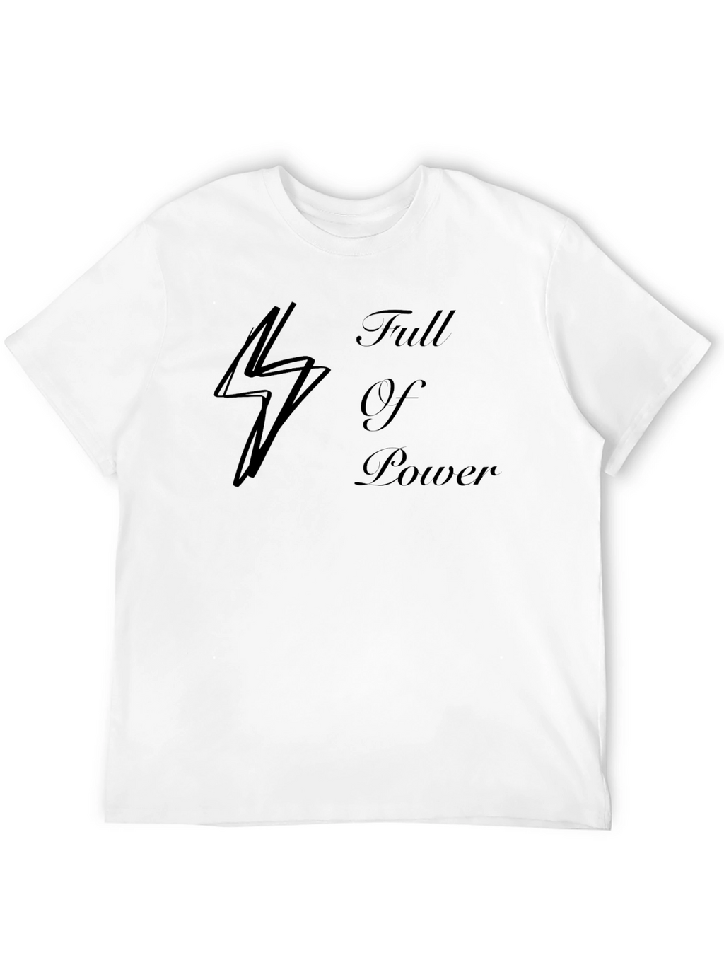 Full of Power Black T-Shirt