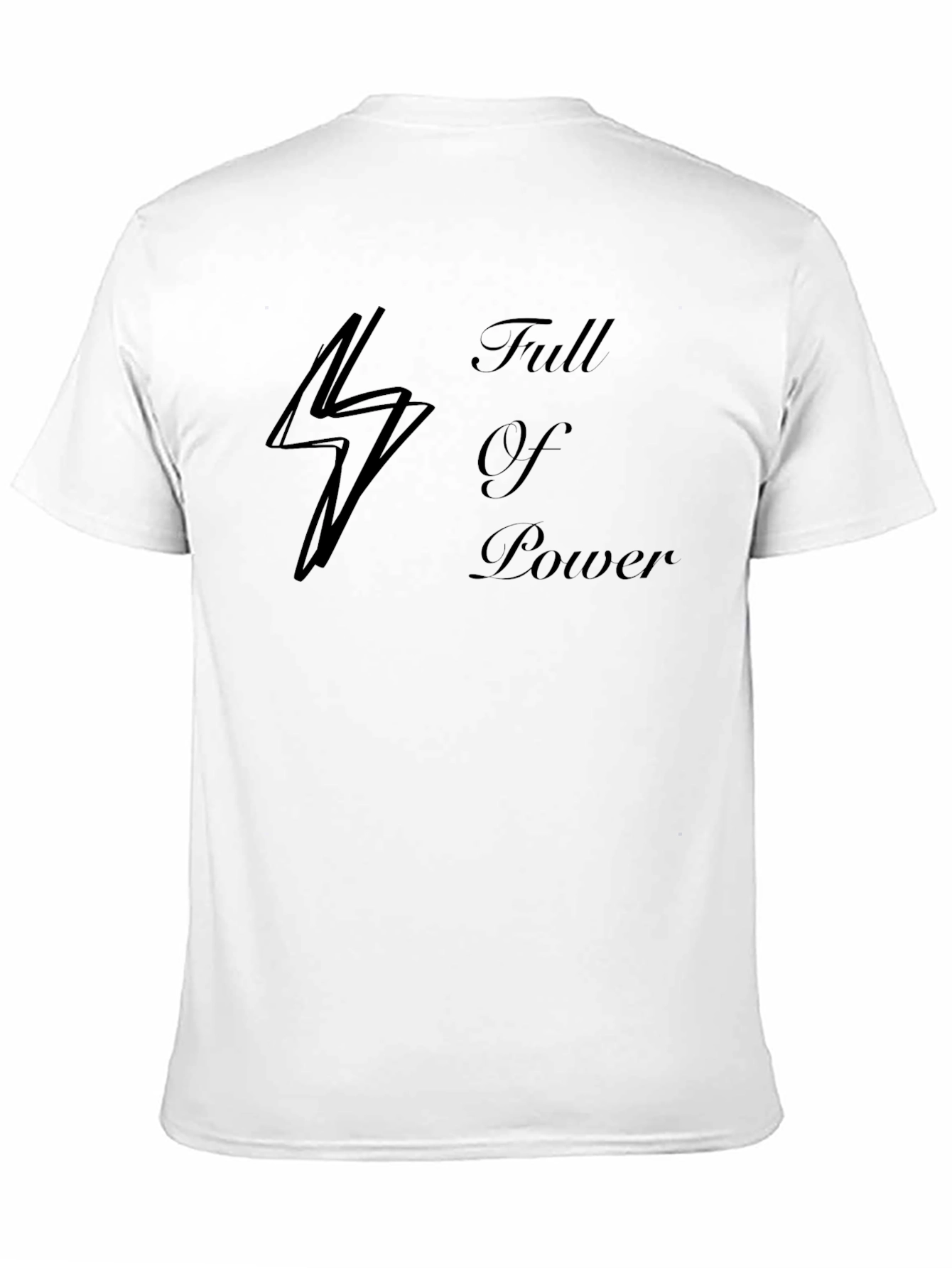Full of Power Black T-Shirt