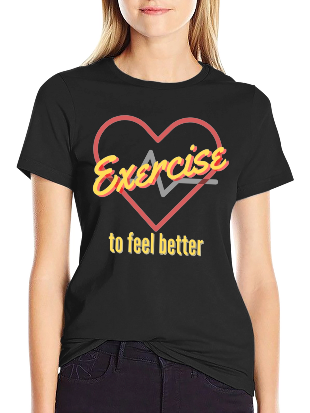 Exercise to Feel Better Graphic T-Shirt