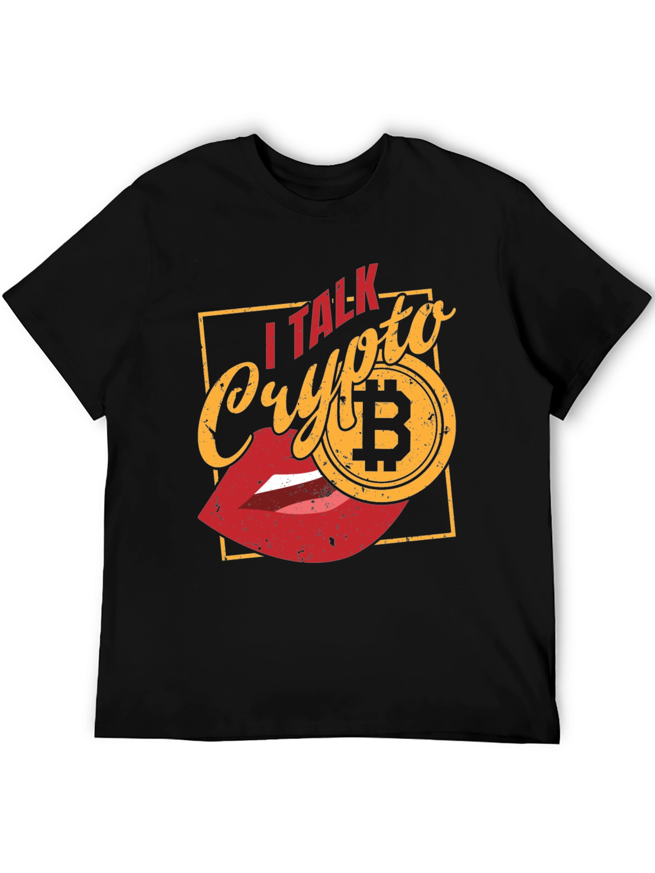 I Talk Crypto Bitcoin Graphic T-Shirt