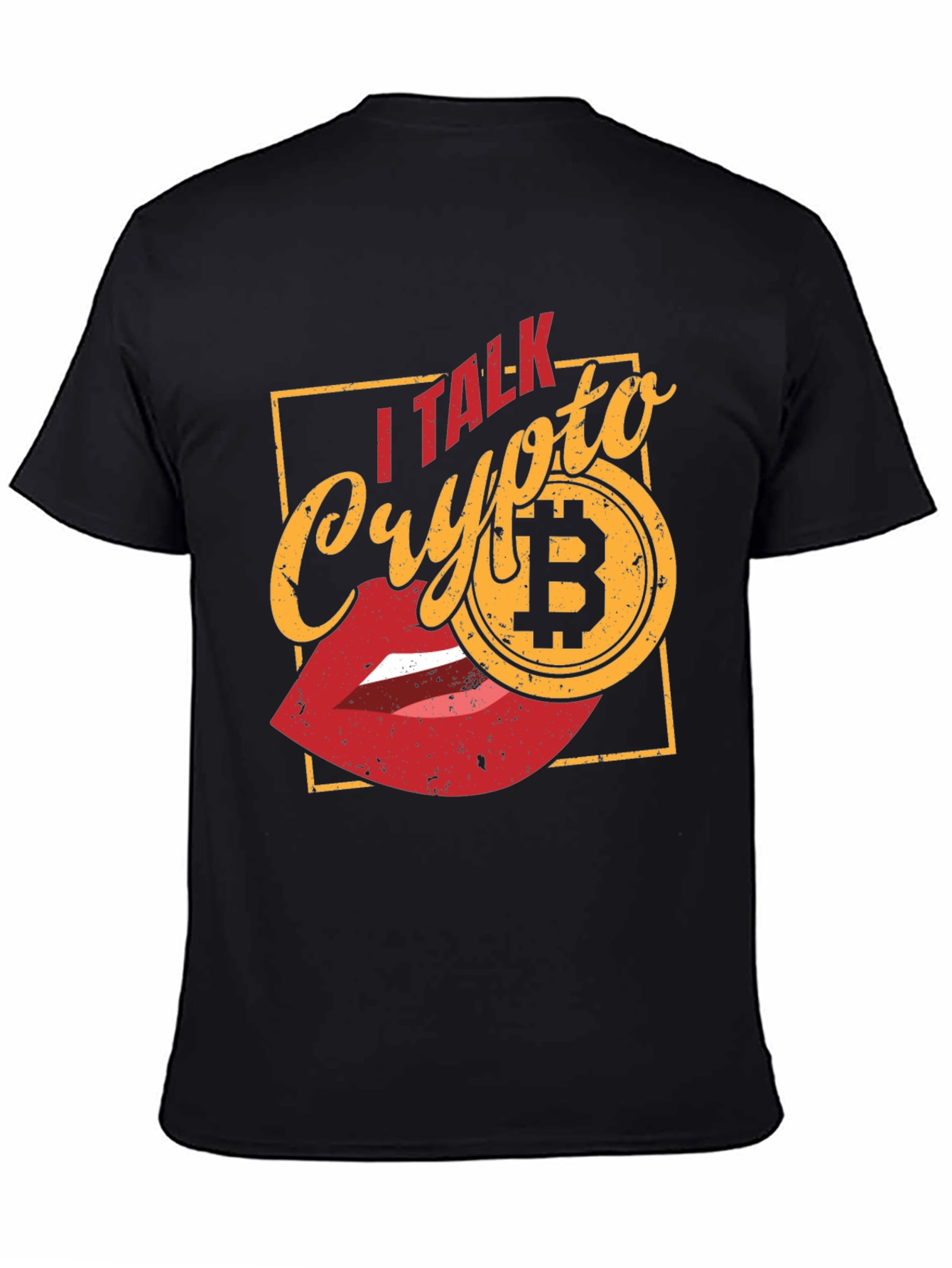 I Talk Crypto Bitcoin Graphic T-Shirt
