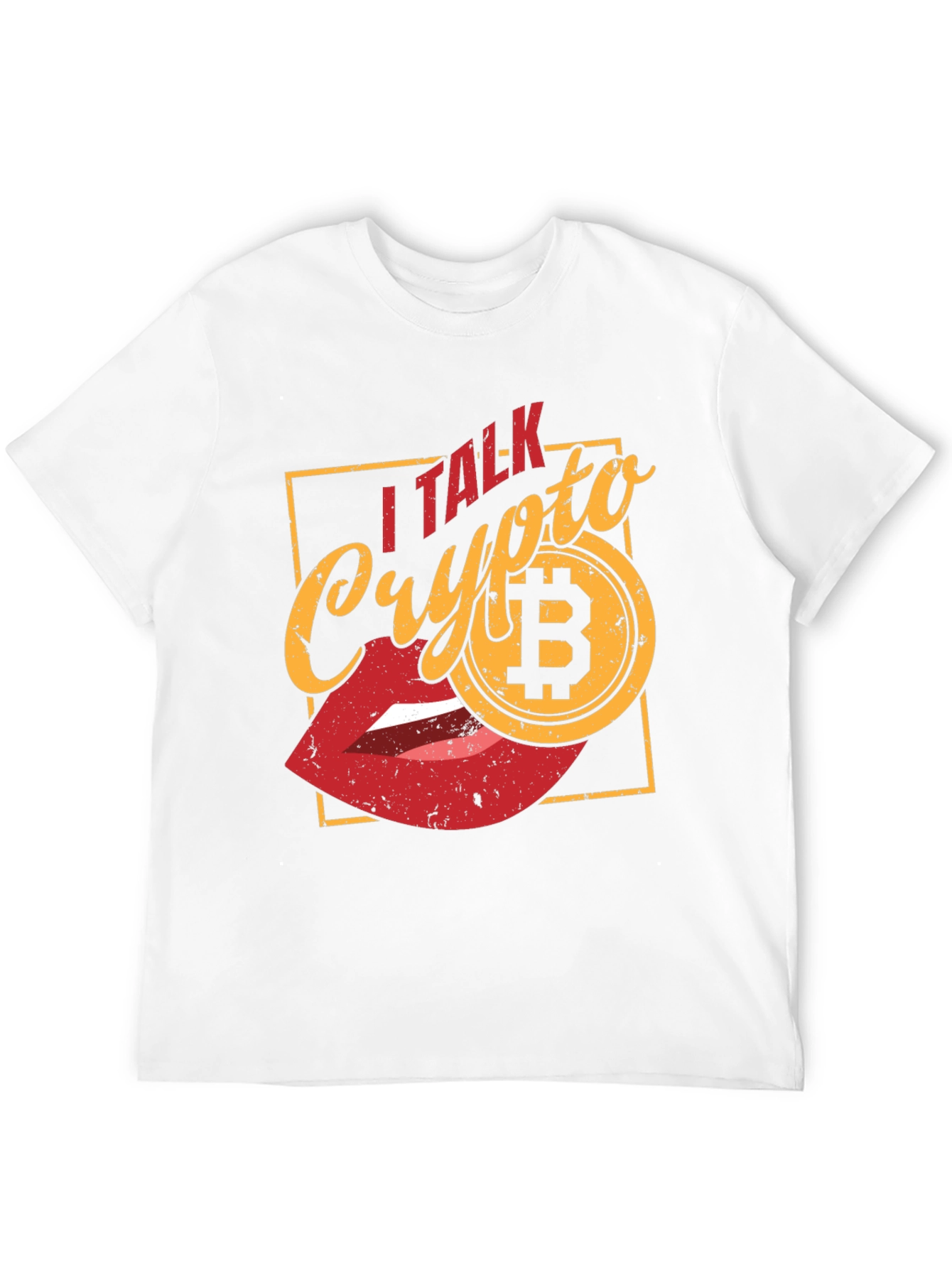 I Talk Crypto Bitcoin Graphic T-Shirt